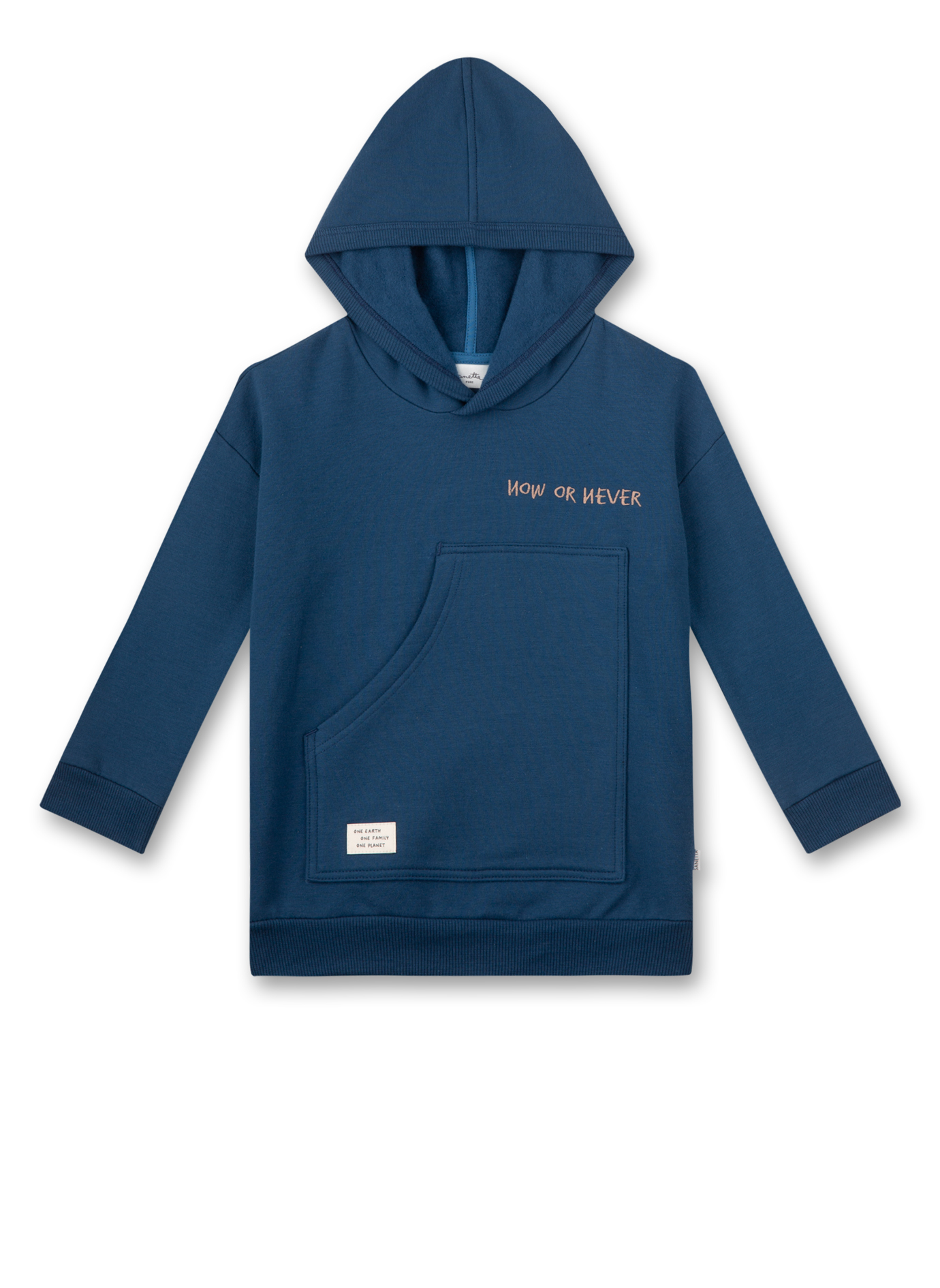Jungen-Sweatshirt mit Kapuze Blau