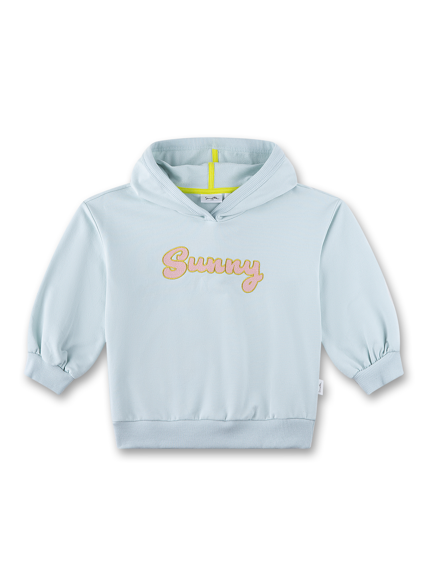 Mädchen-Kapuzensweatshirt hellblau