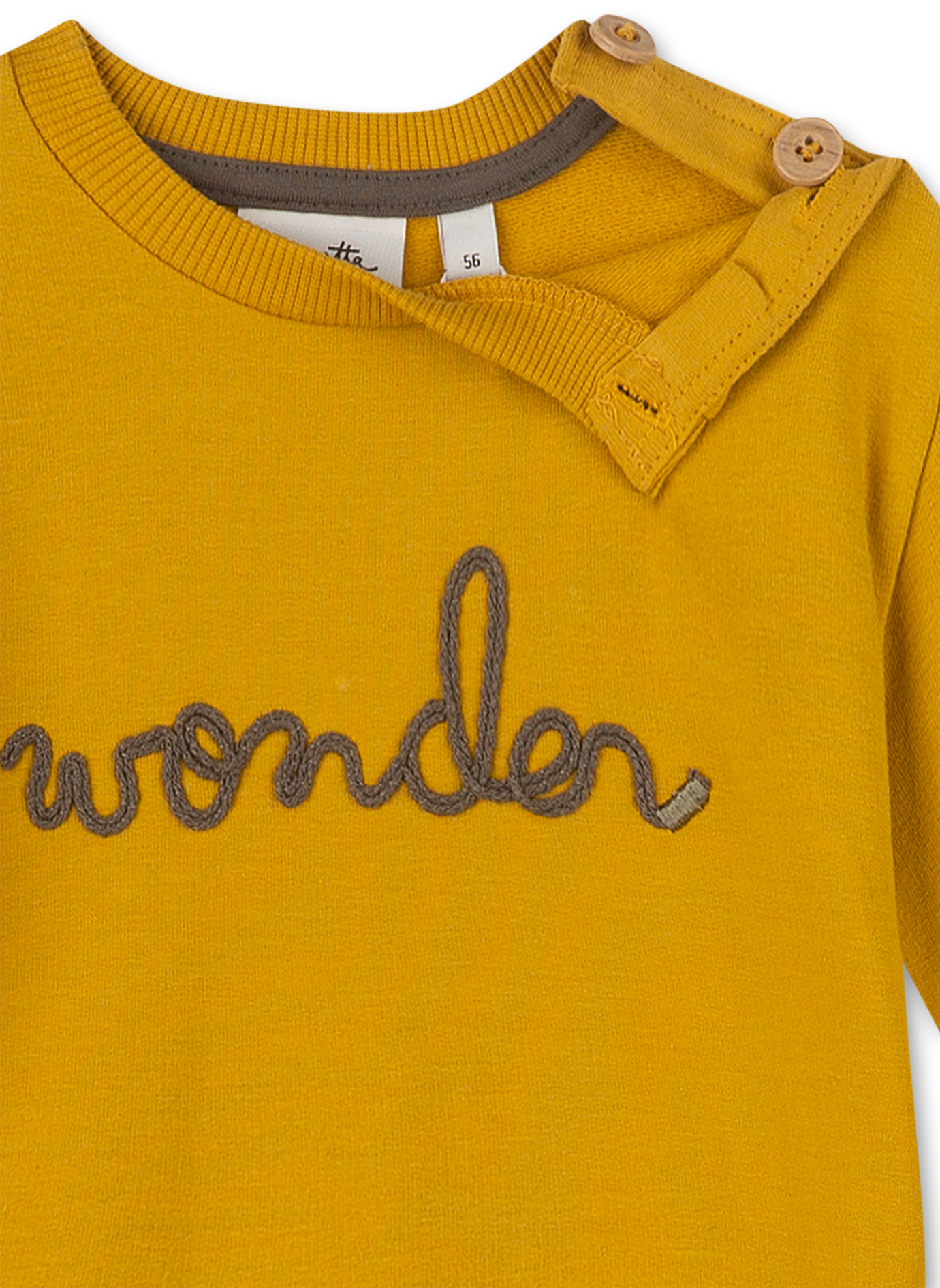 Unisex-Sweatshirt Gelb
