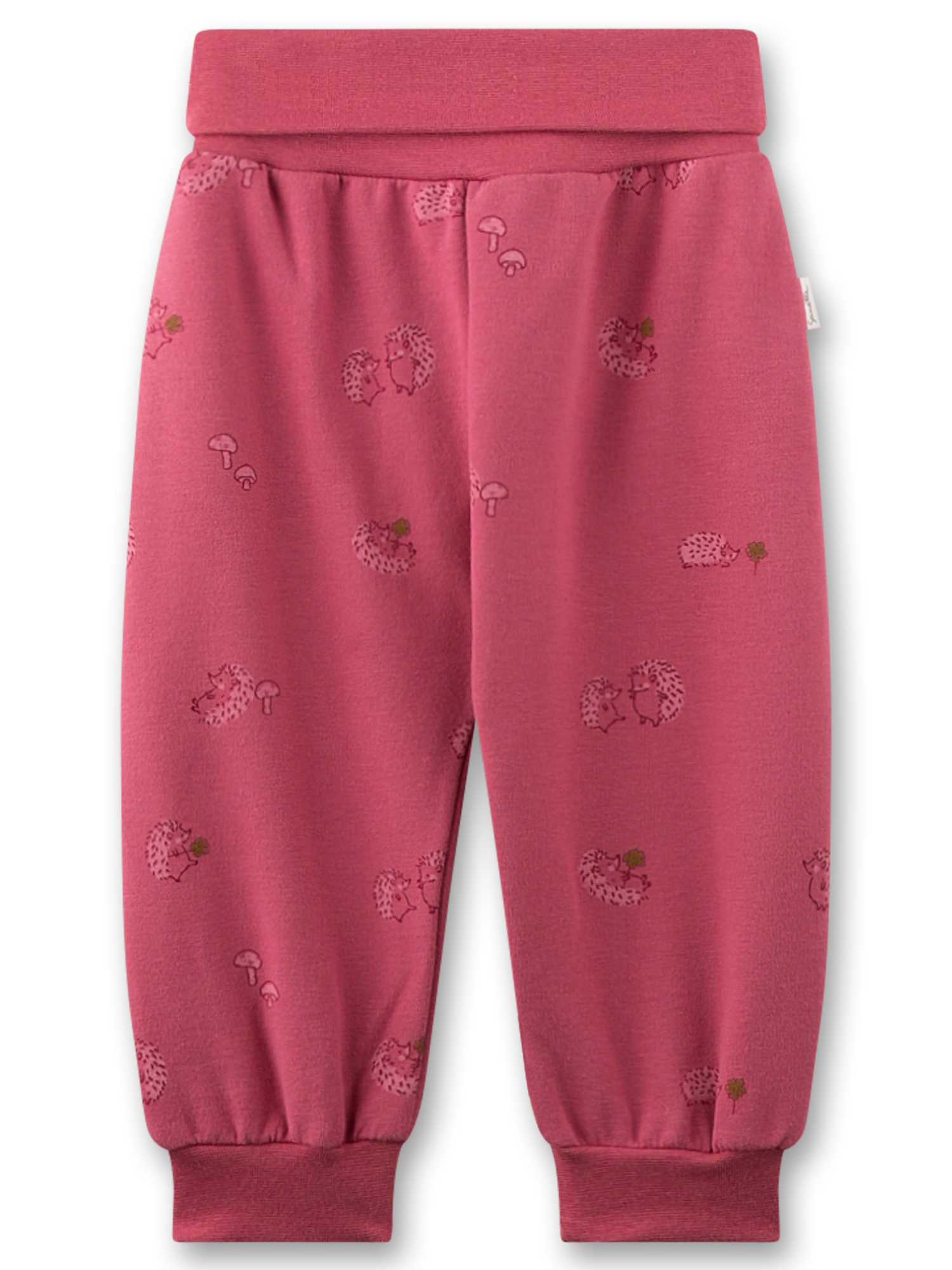 Baby-Sweathose Mädchen pink Igel 