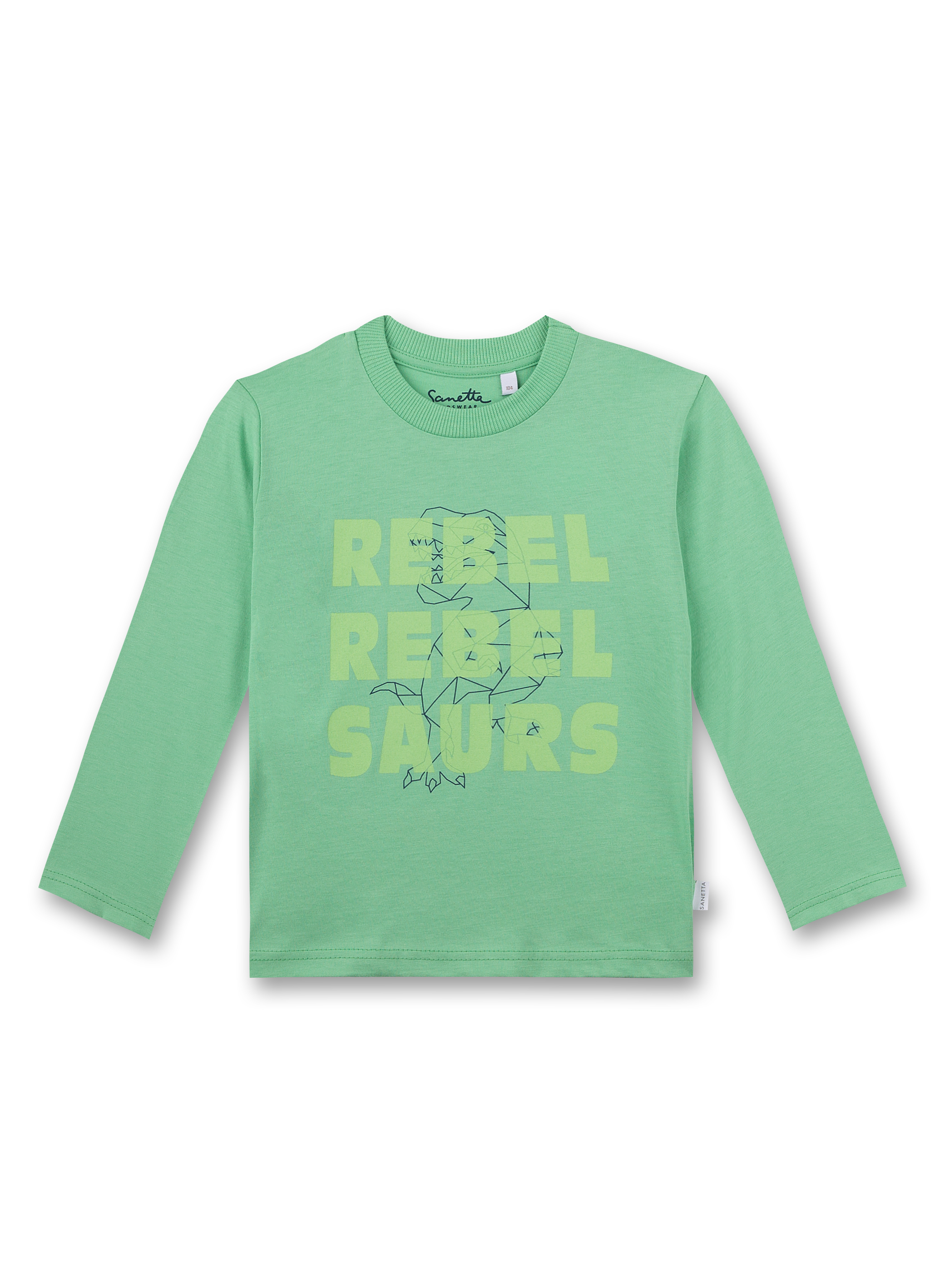 Jungen-Shirt langarm Grün