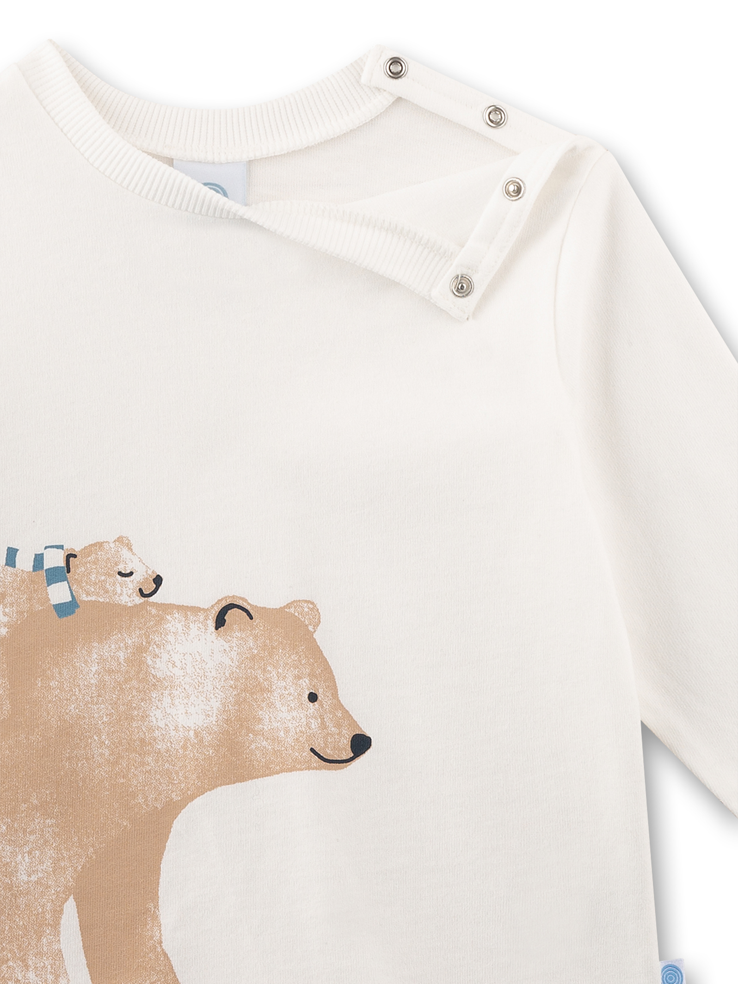 Unterziehshirt, Babyshirt, Kuh, Bär, Applikation