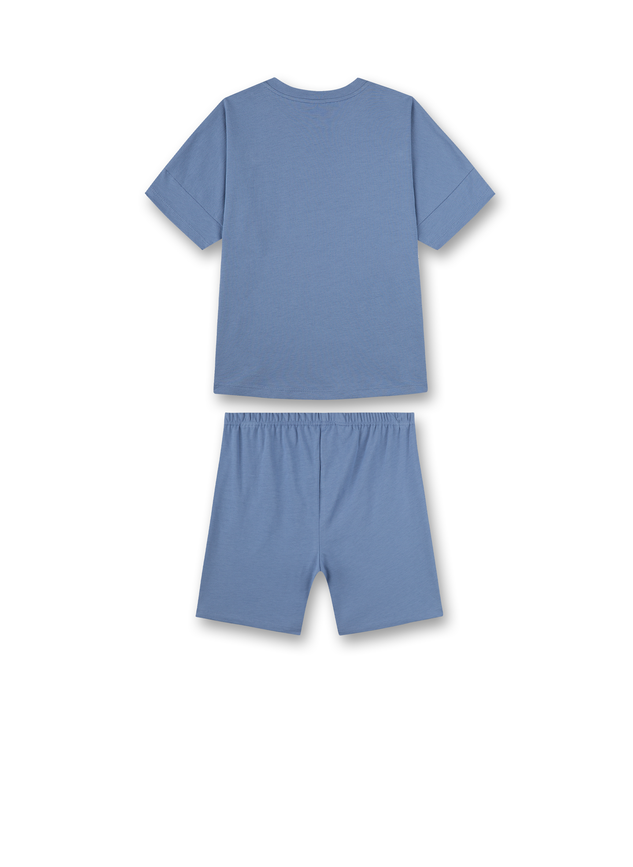 Mädchen-Schlafanzug kurz Blau