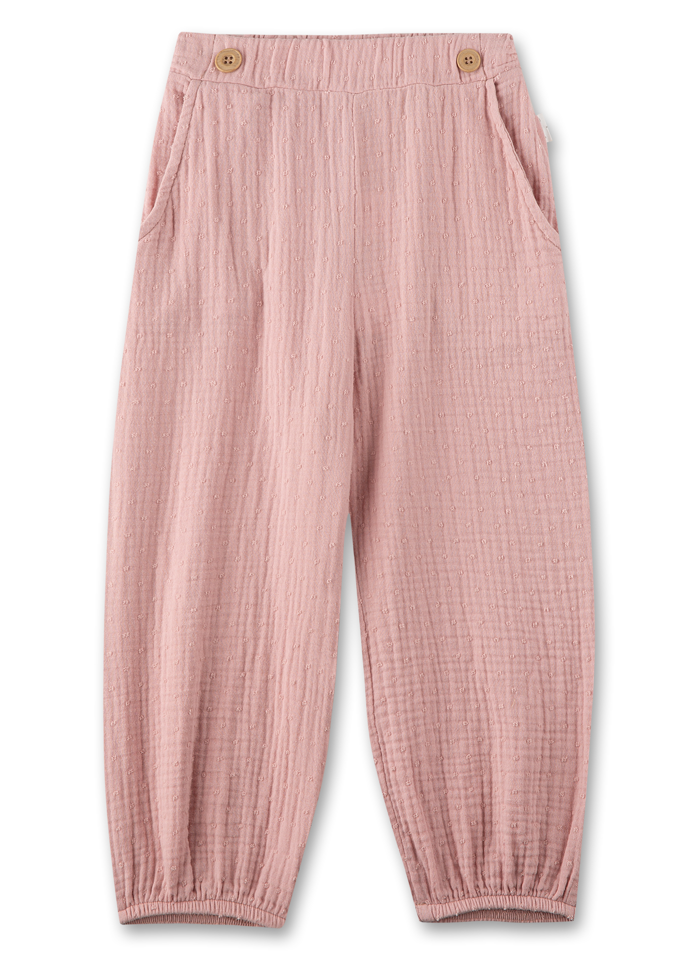 Mädchen-Hose Rosa aus Musselin