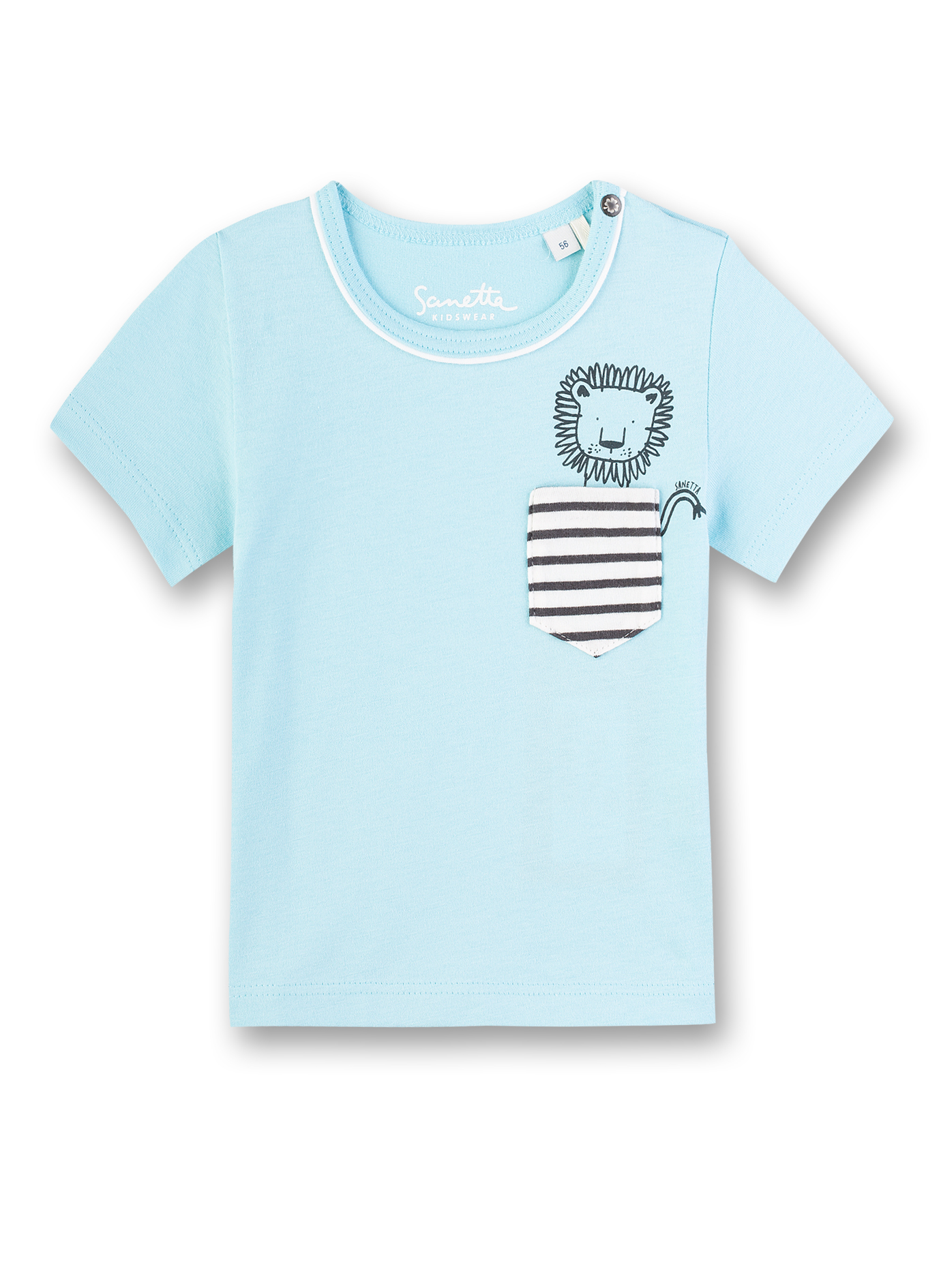 Jungen T-Shirt Hellblau Little Friends