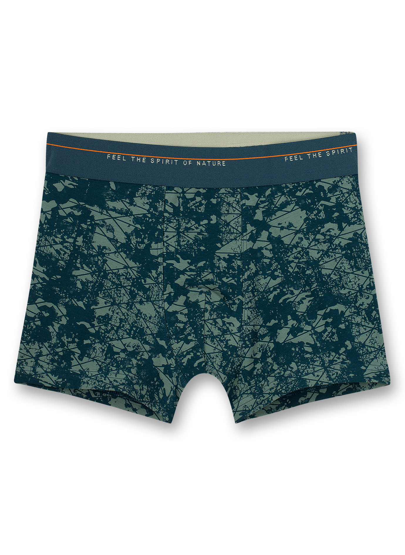 Jungen-Hipshorts Grün Camouflageprint Wild Adventure