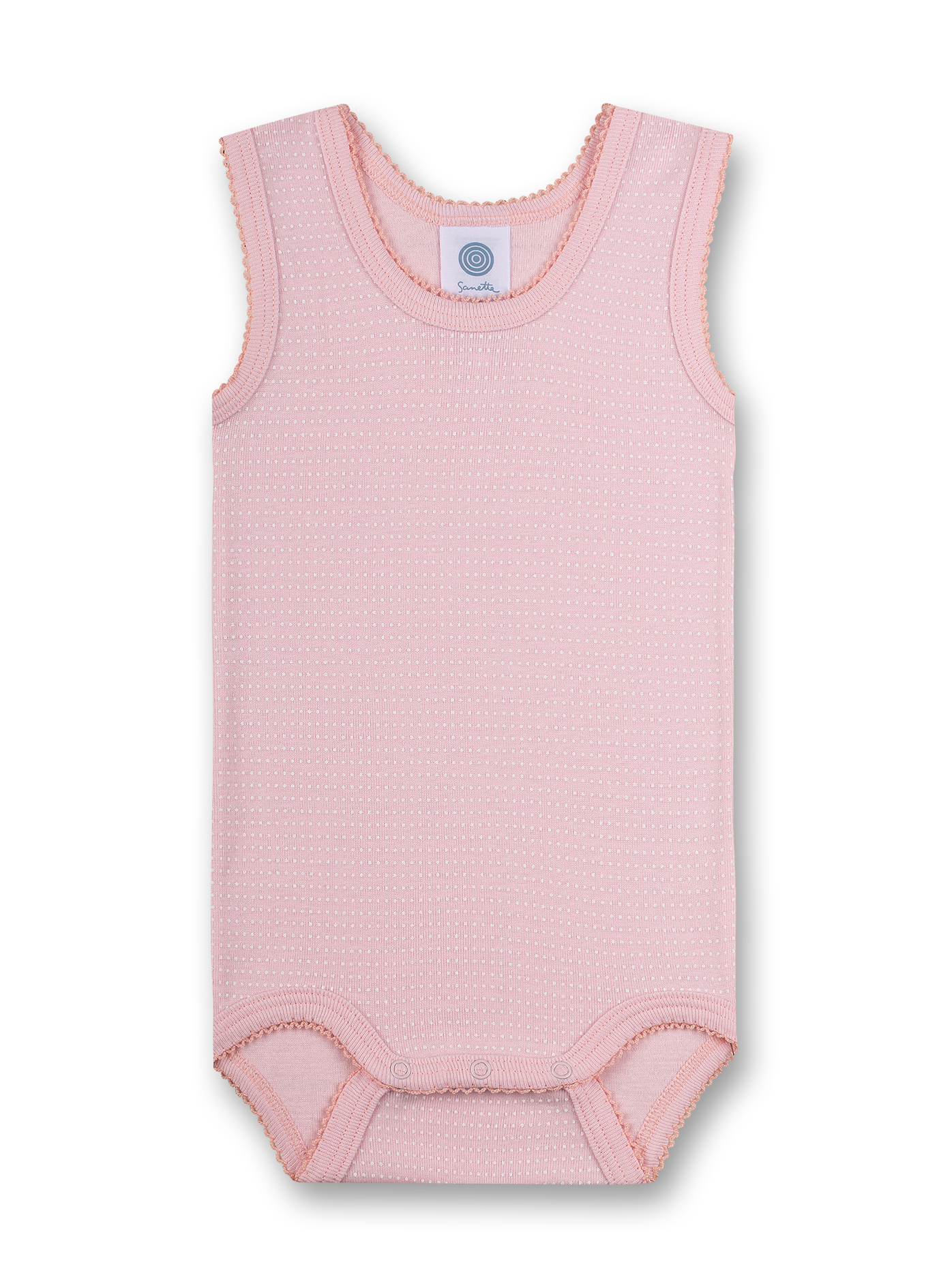 Body ärmellos (Doppelpack) Rosa und Off-White Shiny Dragonfly