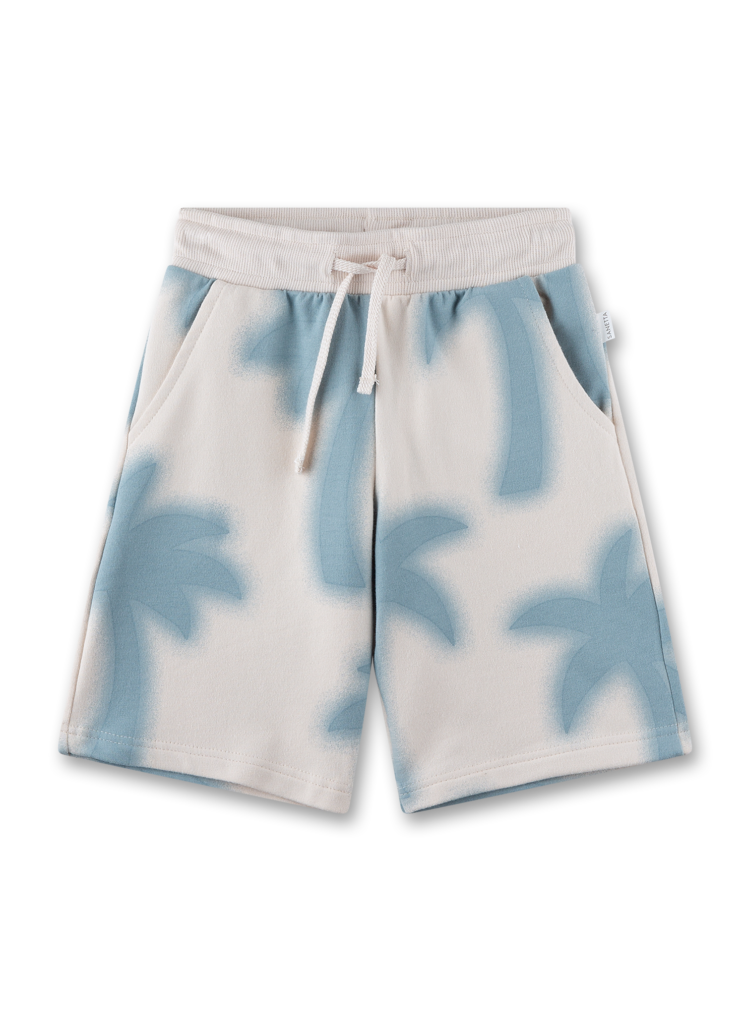 Jungen-Sweatshorts beige