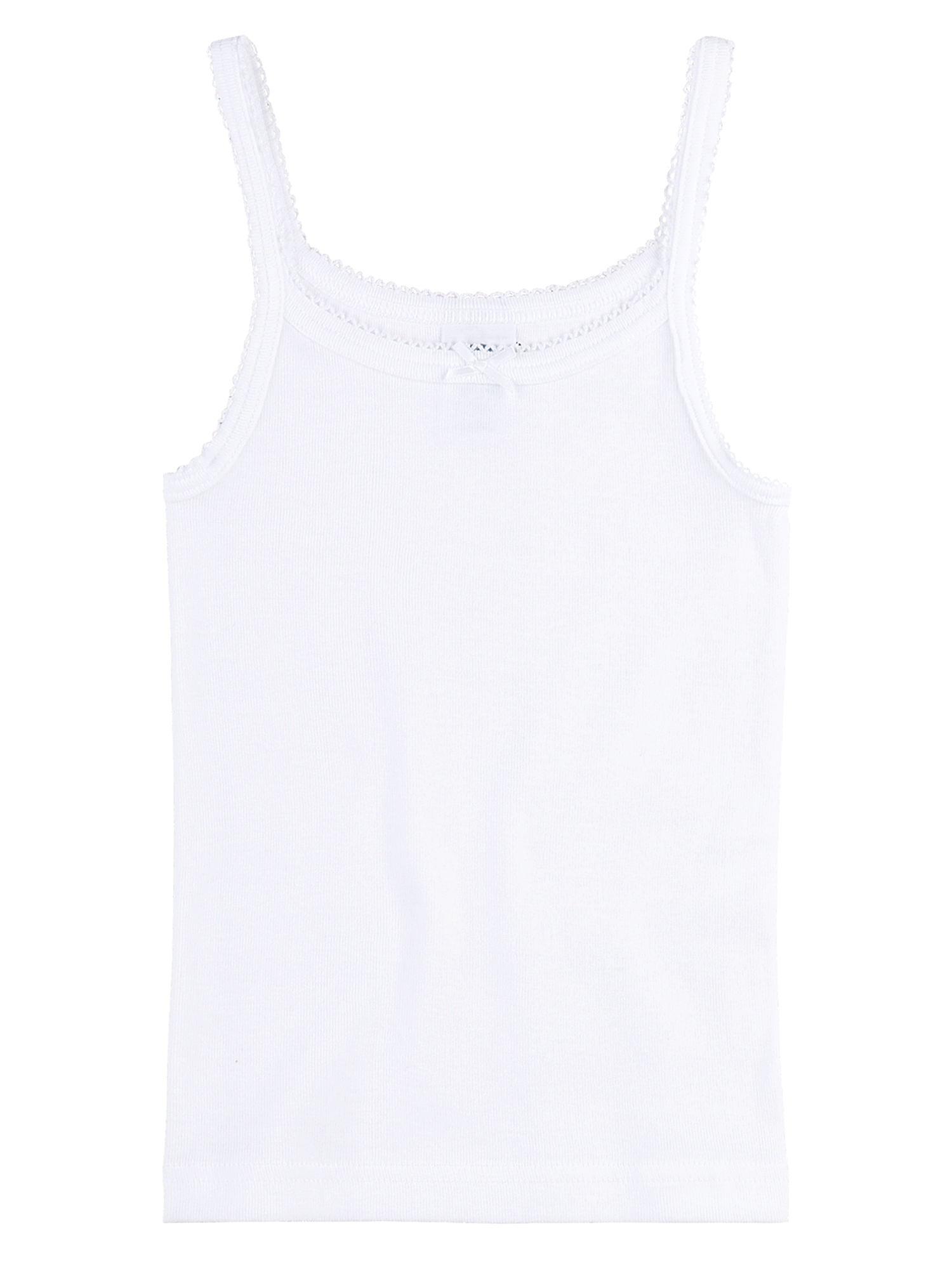 Tanktop, Weiße Tanktop, Trägerhemd, Jersey, Unifarben
