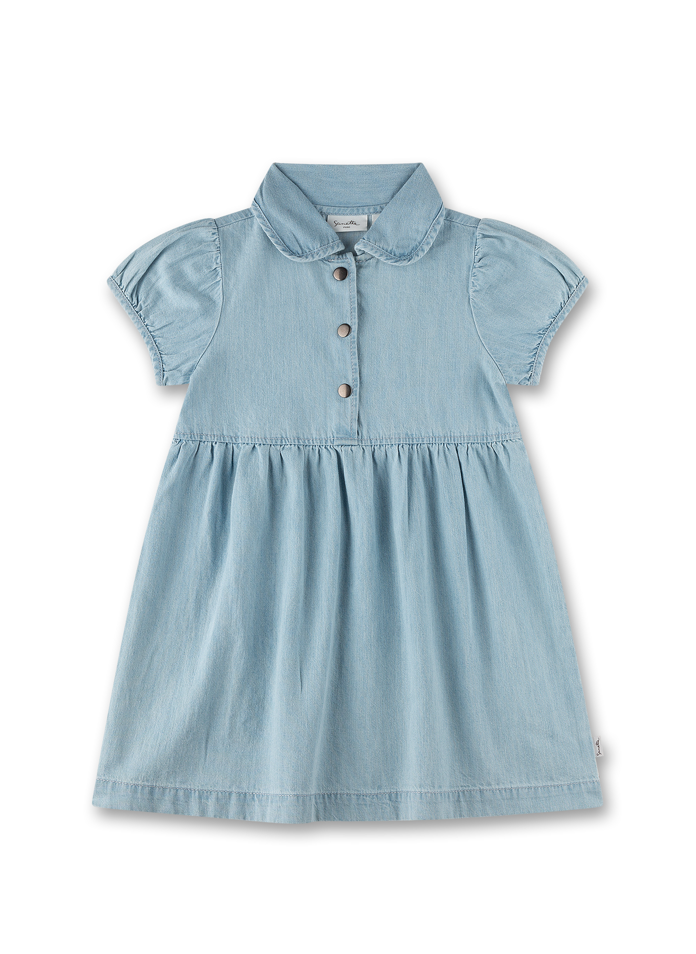 Mädchen-Kleid denim blau