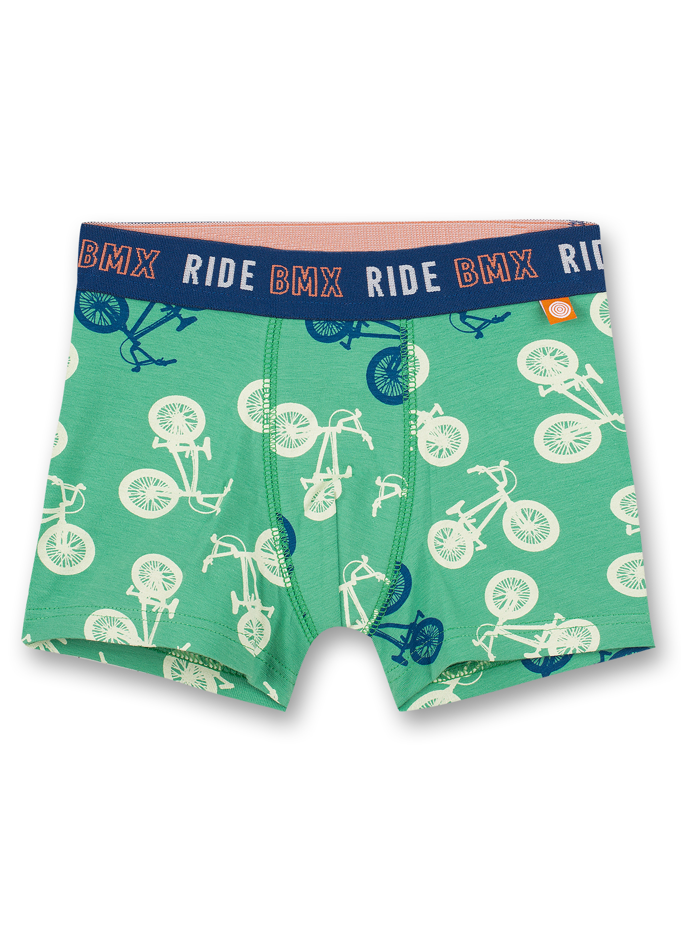 Jungen-Hipshorts Grün BMX