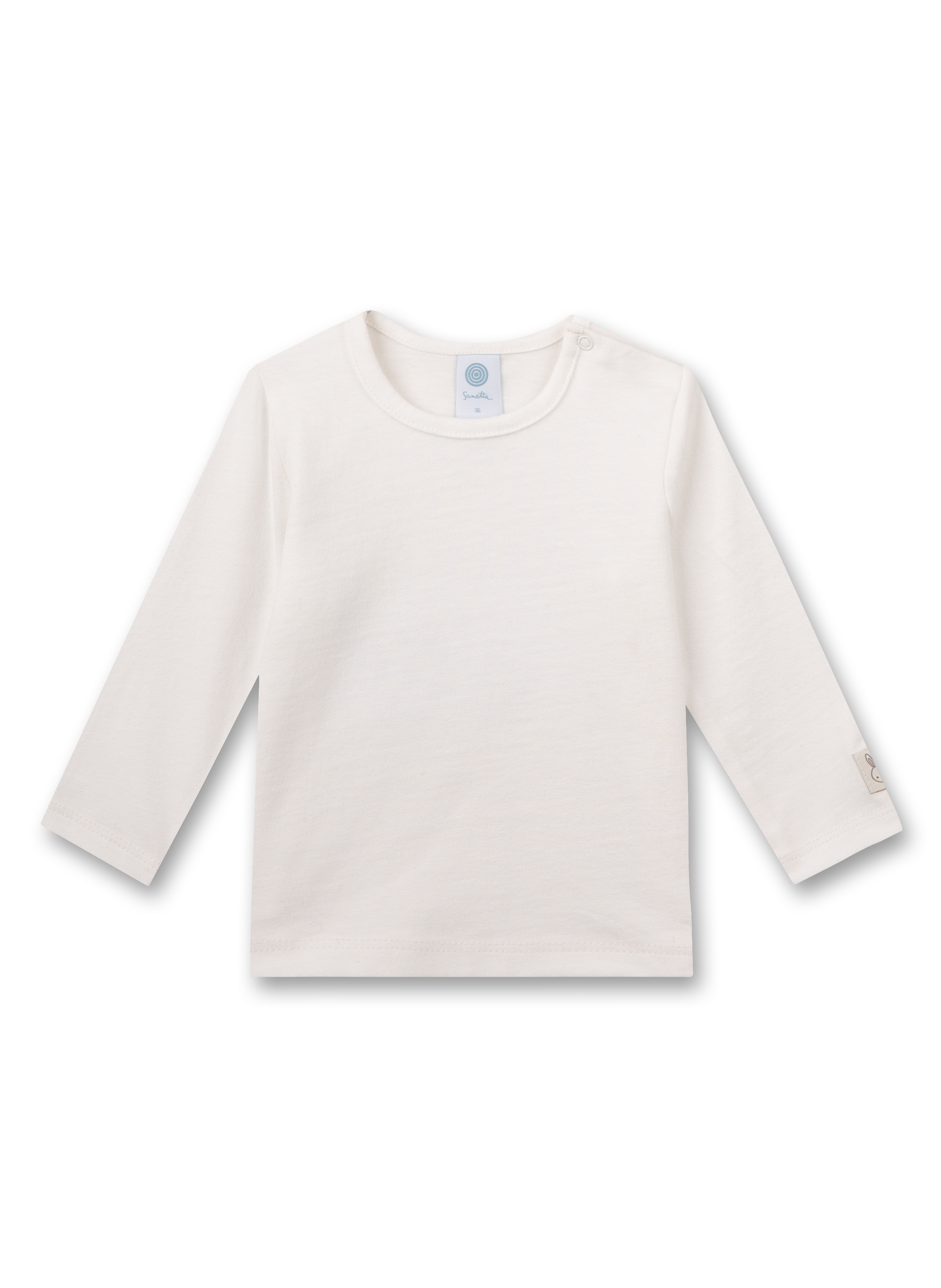 Unisex-Langarmshirt Beige