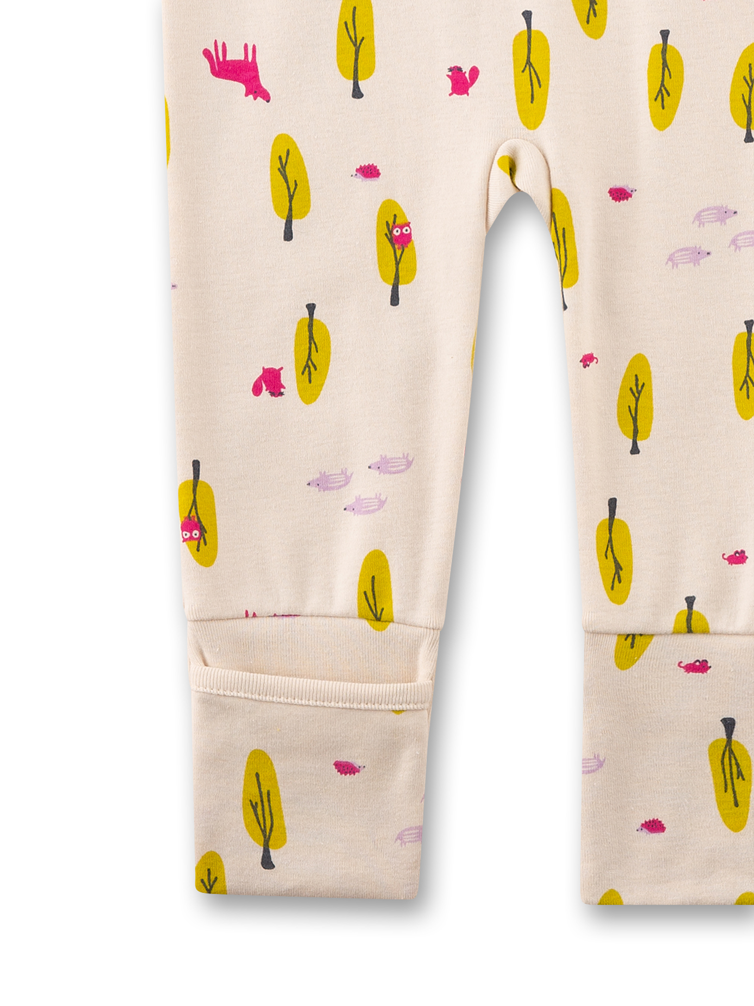 Hose, Kinderhose, Beinbündchen, Muster, Trees