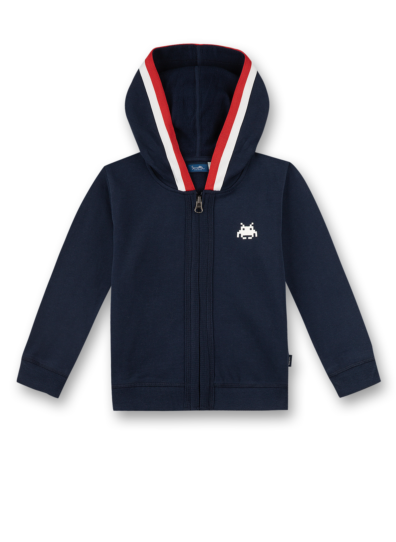 Jungen-Sweatjacke Blau Gamer