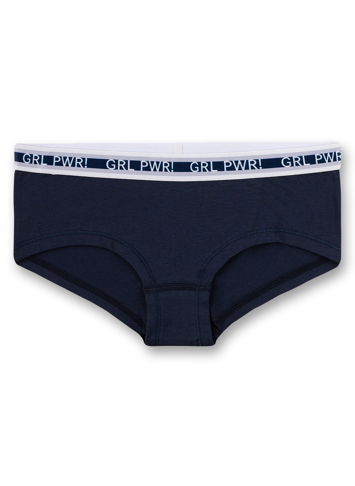 Mädchen-Cutbrief (Doppelpack) Blau-geringelt und Dunkelblau Athleisure