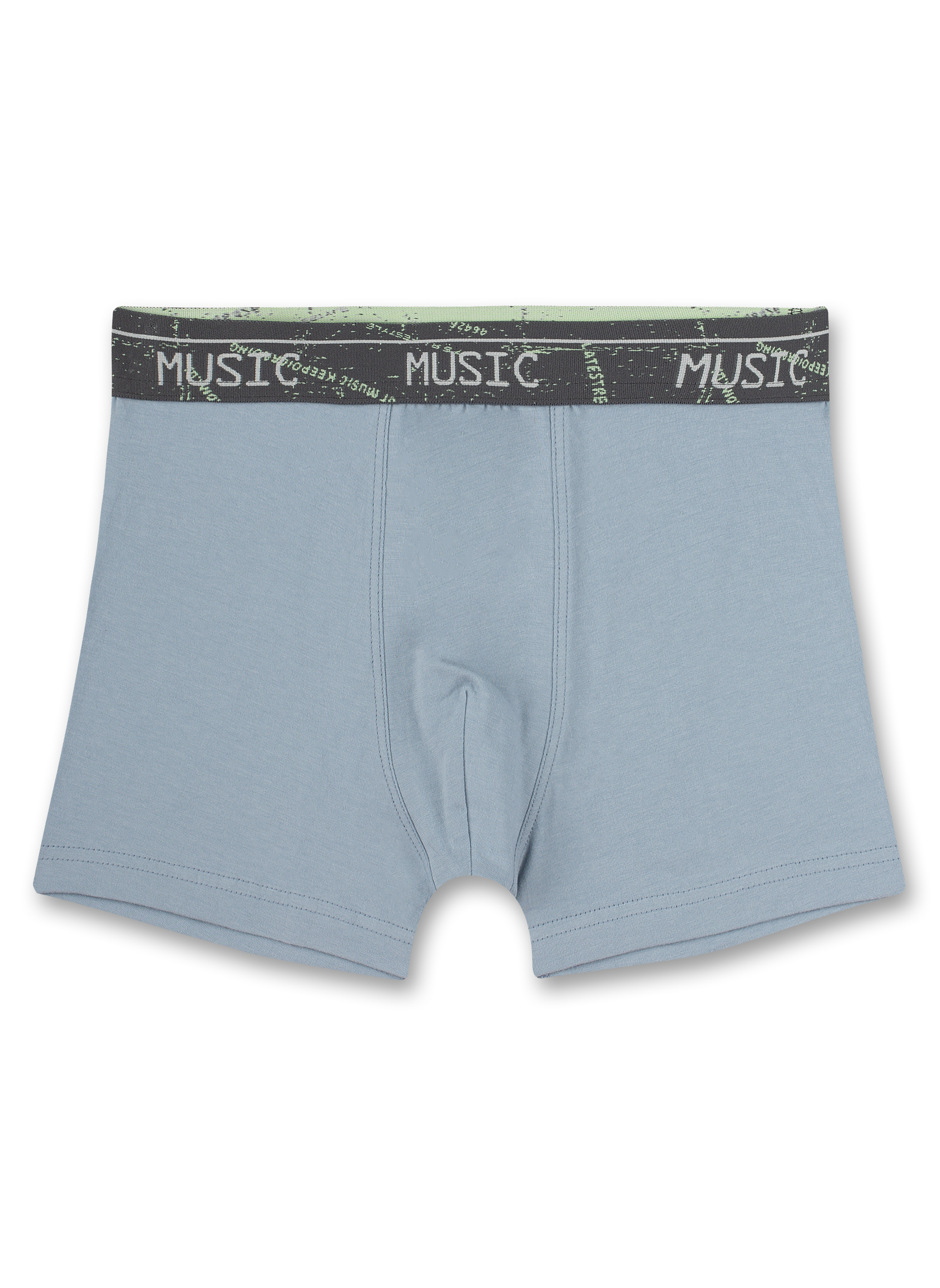 Jungen-Hipshorts (Doppelpack) Grau und Hellblau