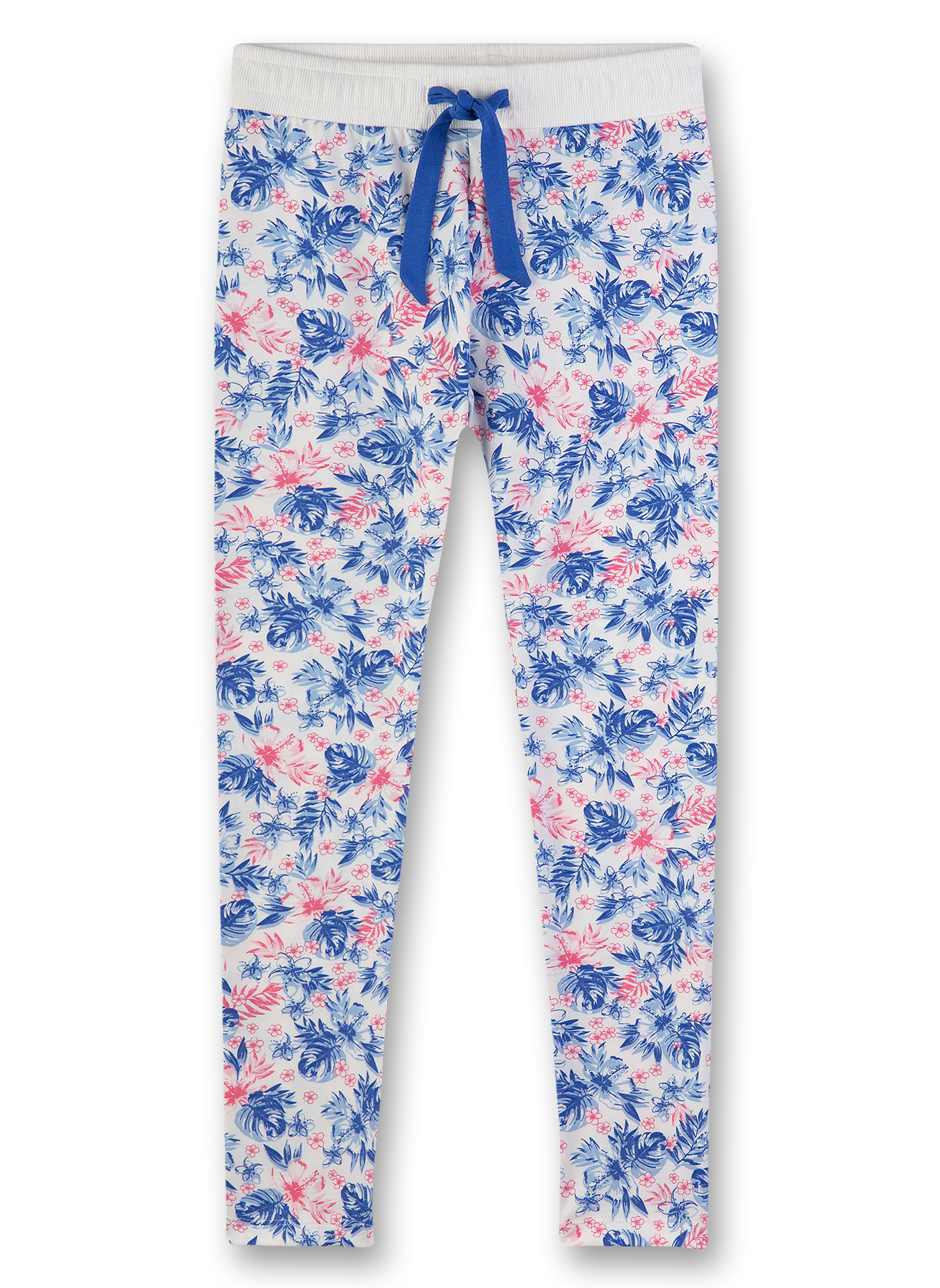 Mädchen-Leggings Blumen-Allover Easy Mix