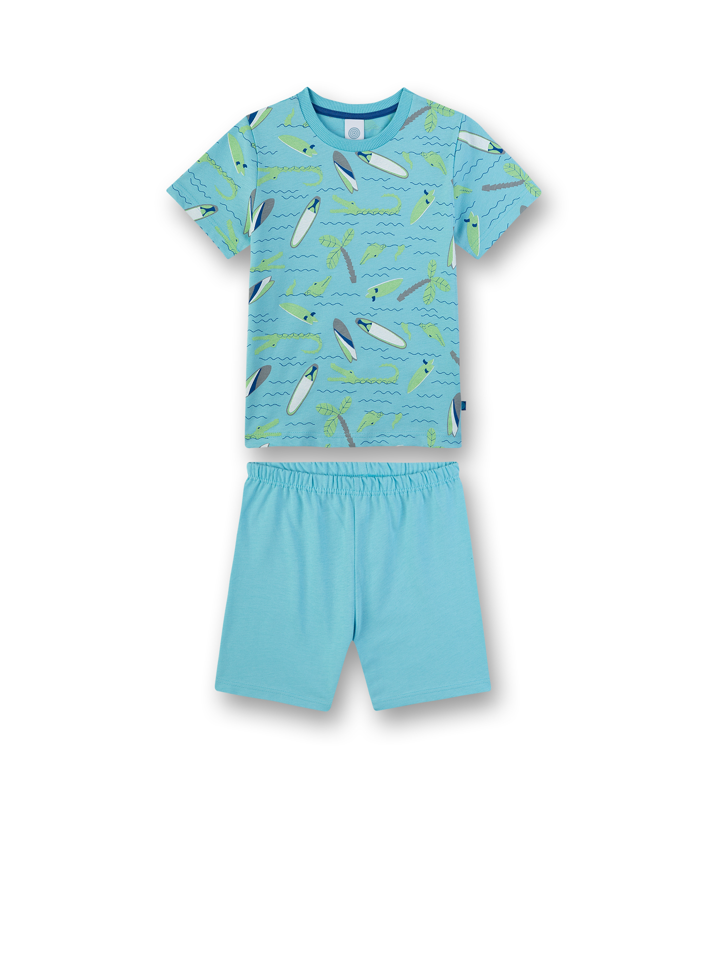Jungen-Schlafanzug Hellblau Crocodile Island