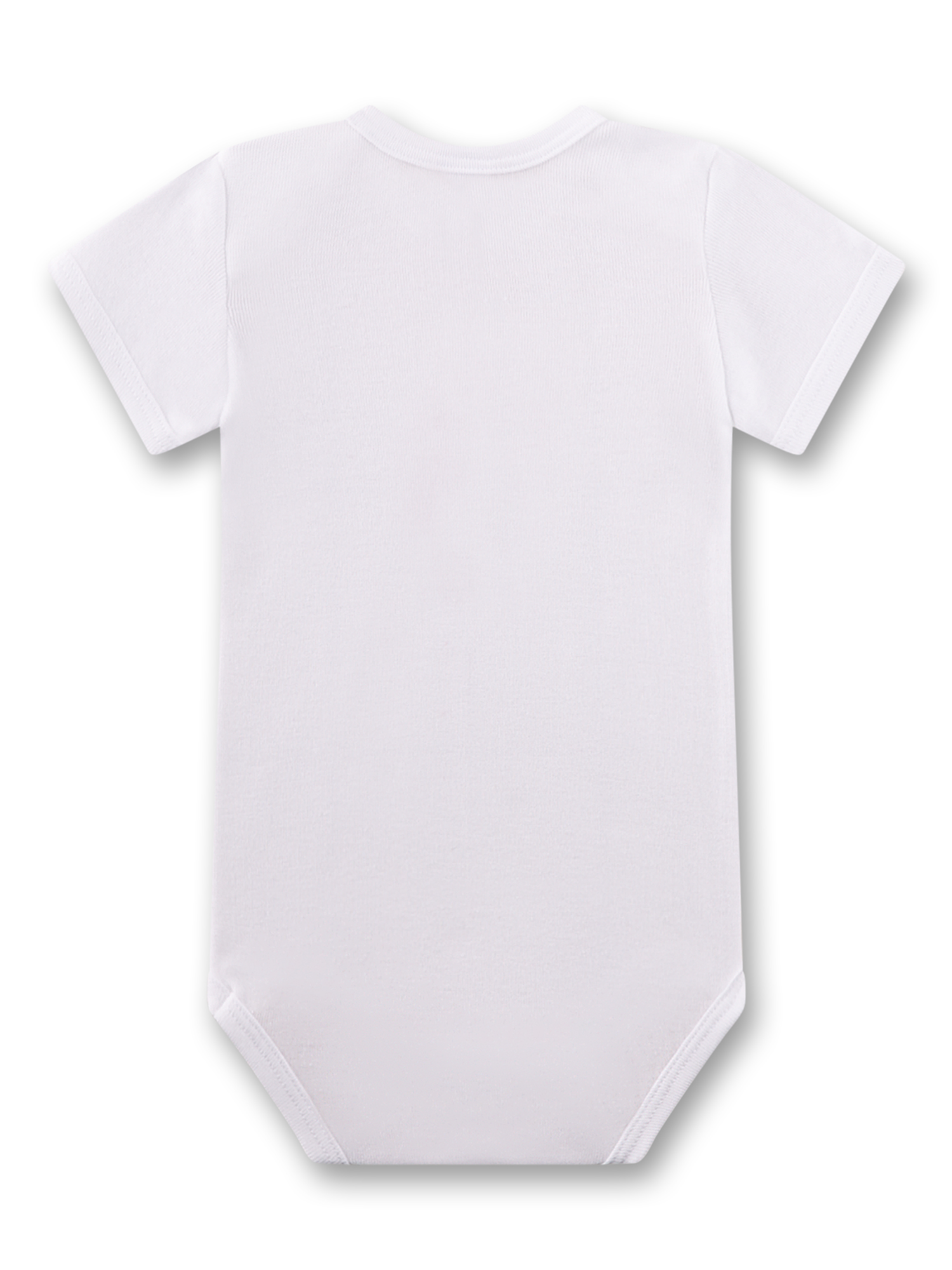 bodysuit, baby, white, short-sleeve, plain