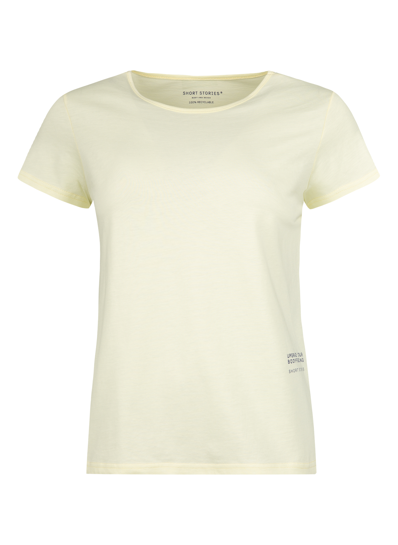 Damen T-Shirt Gelb