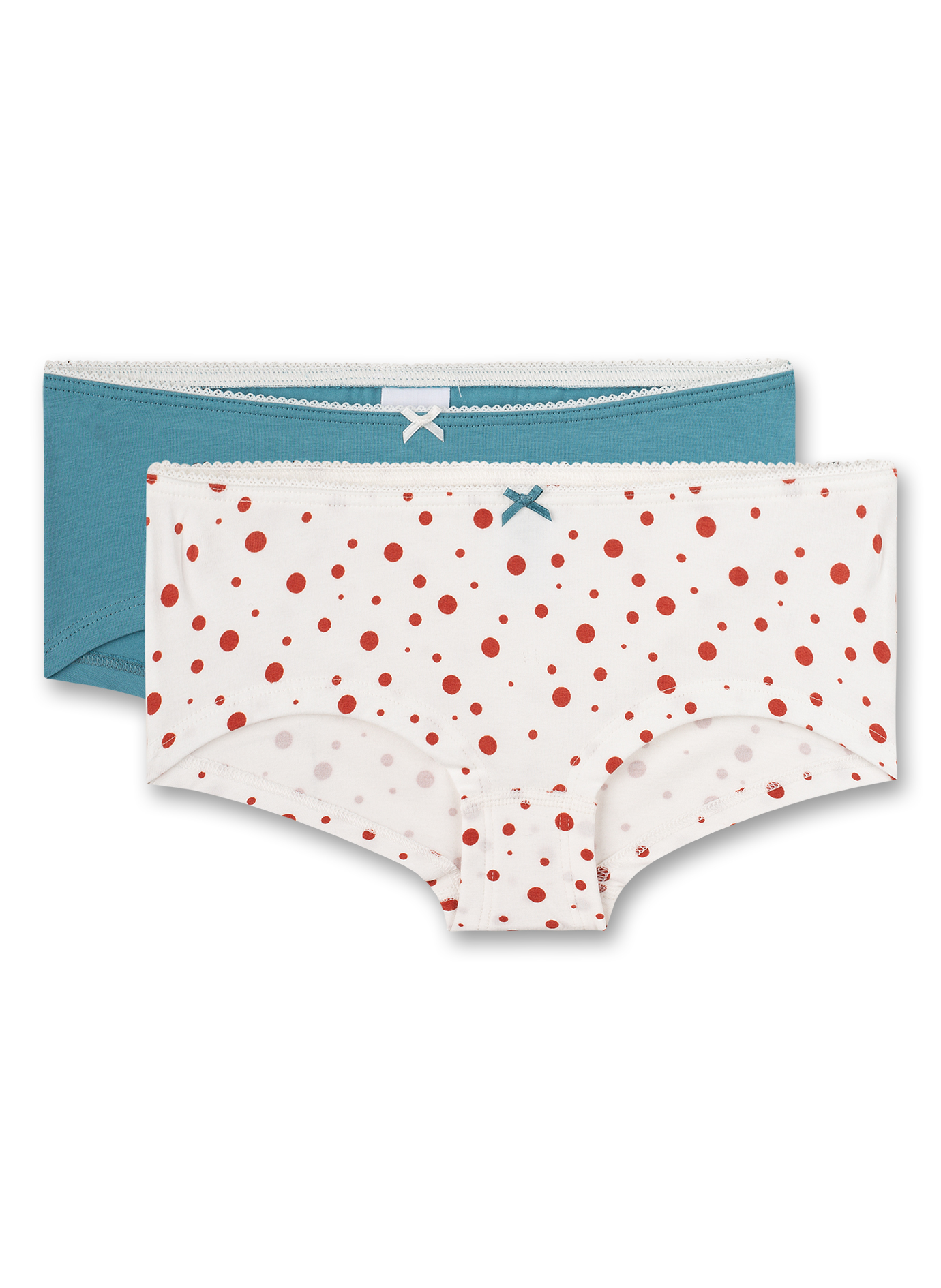 Mädchen-Cutbrief (Doppelpack) Off-White und Blau Night Flowers