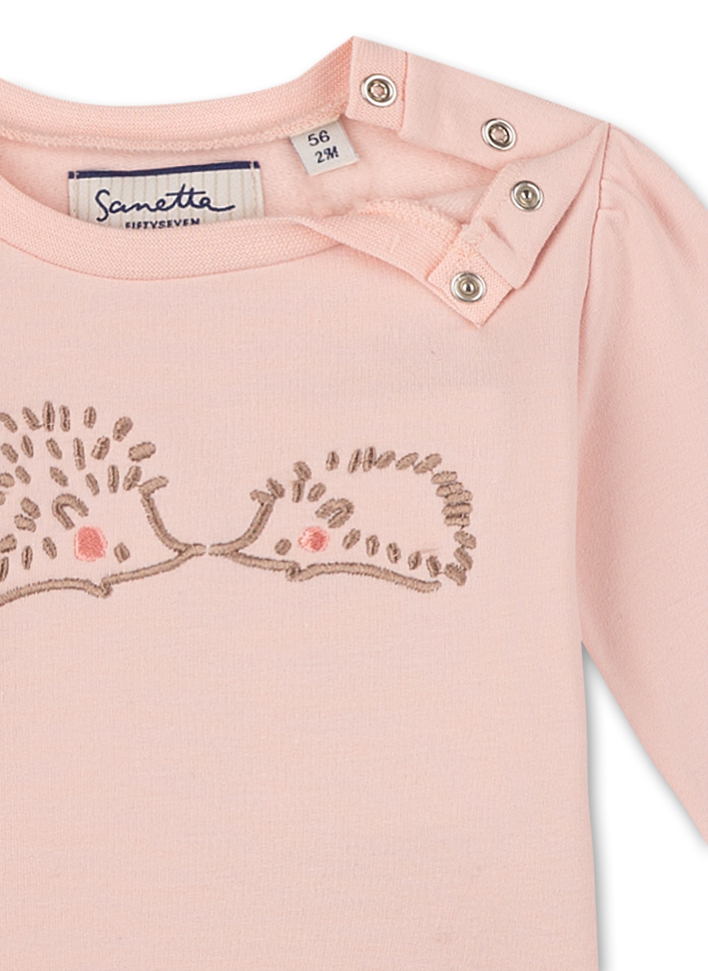 Mädchen-Sweatshirt Rosa Little Spikes