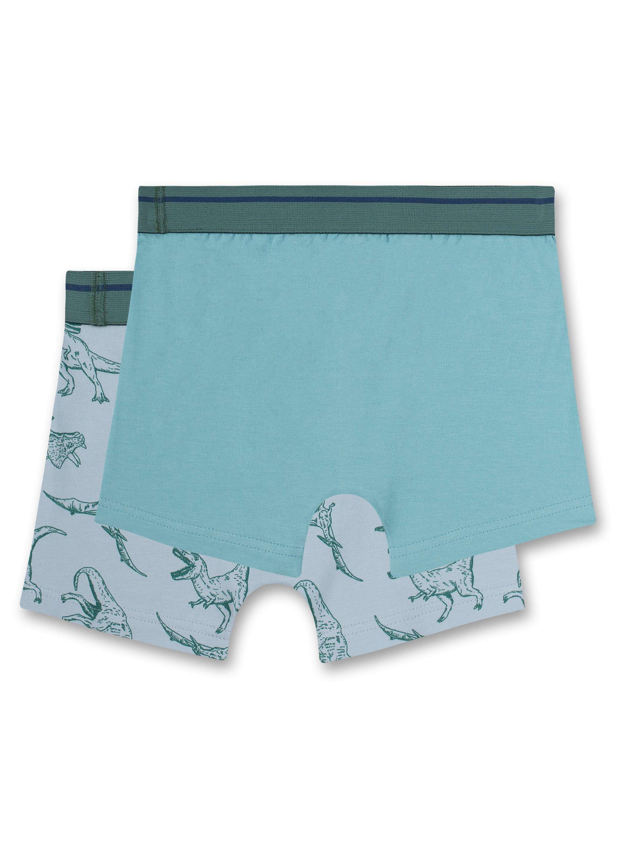 Jungen-Hipshorts (Doppelpack) Blau