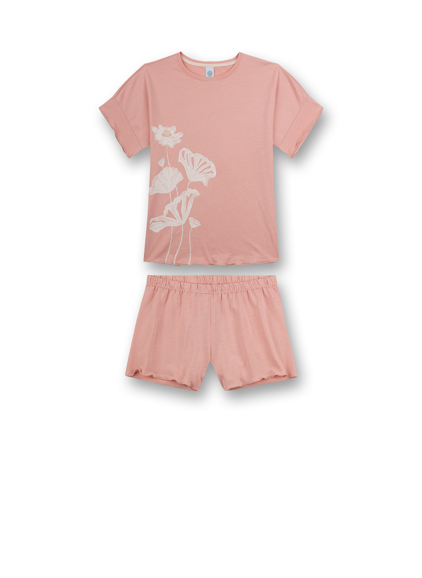 Mädchen-Schlafanzug Rosa Hummingbird