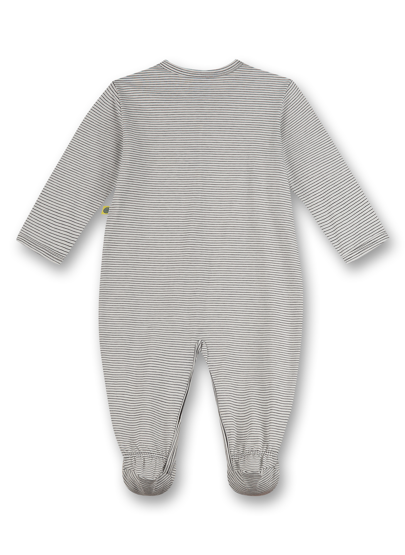 Jungen-Overall Off-White Ringel Wal