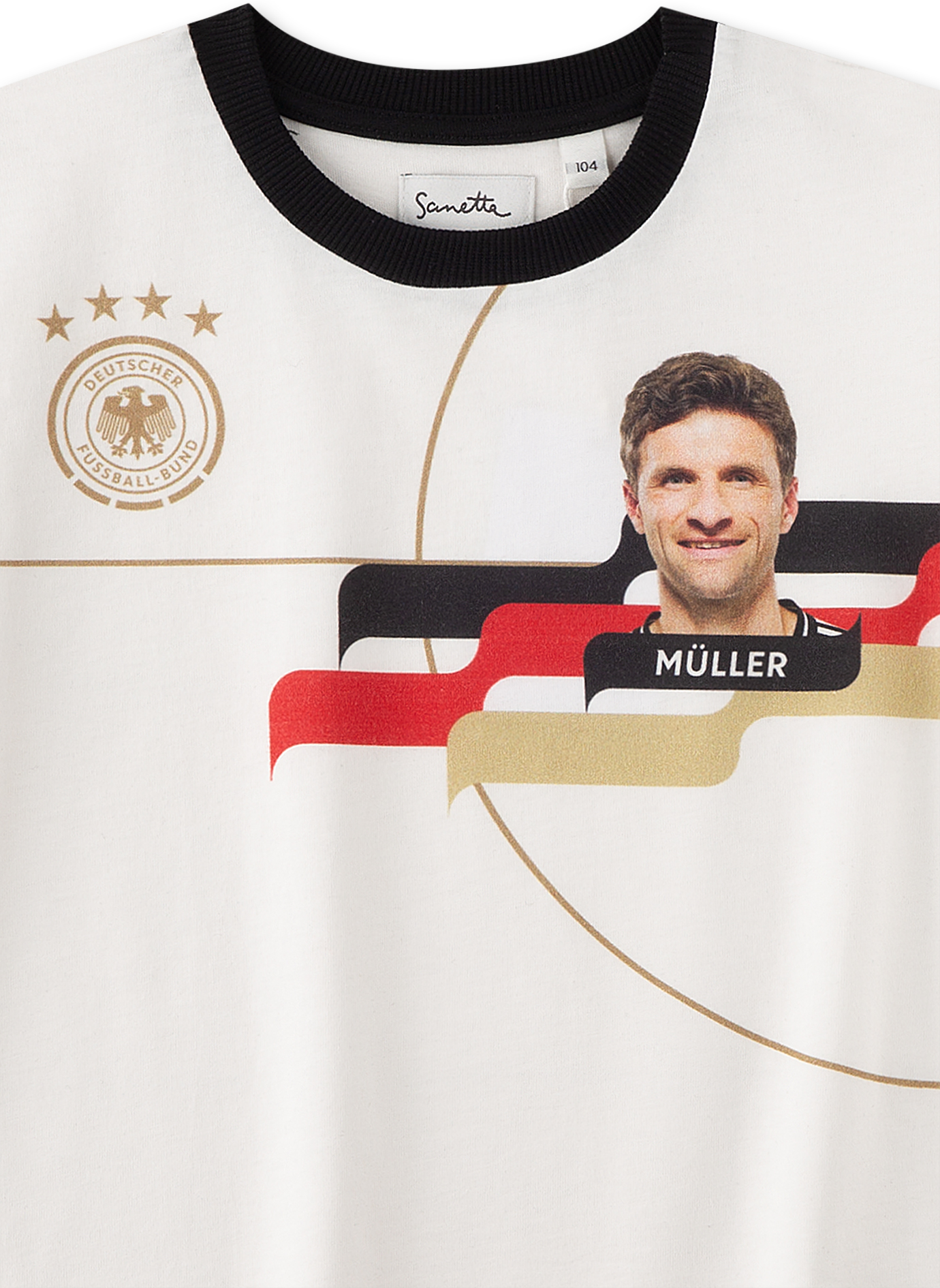 DFB-Fanshirt Müller Off-White