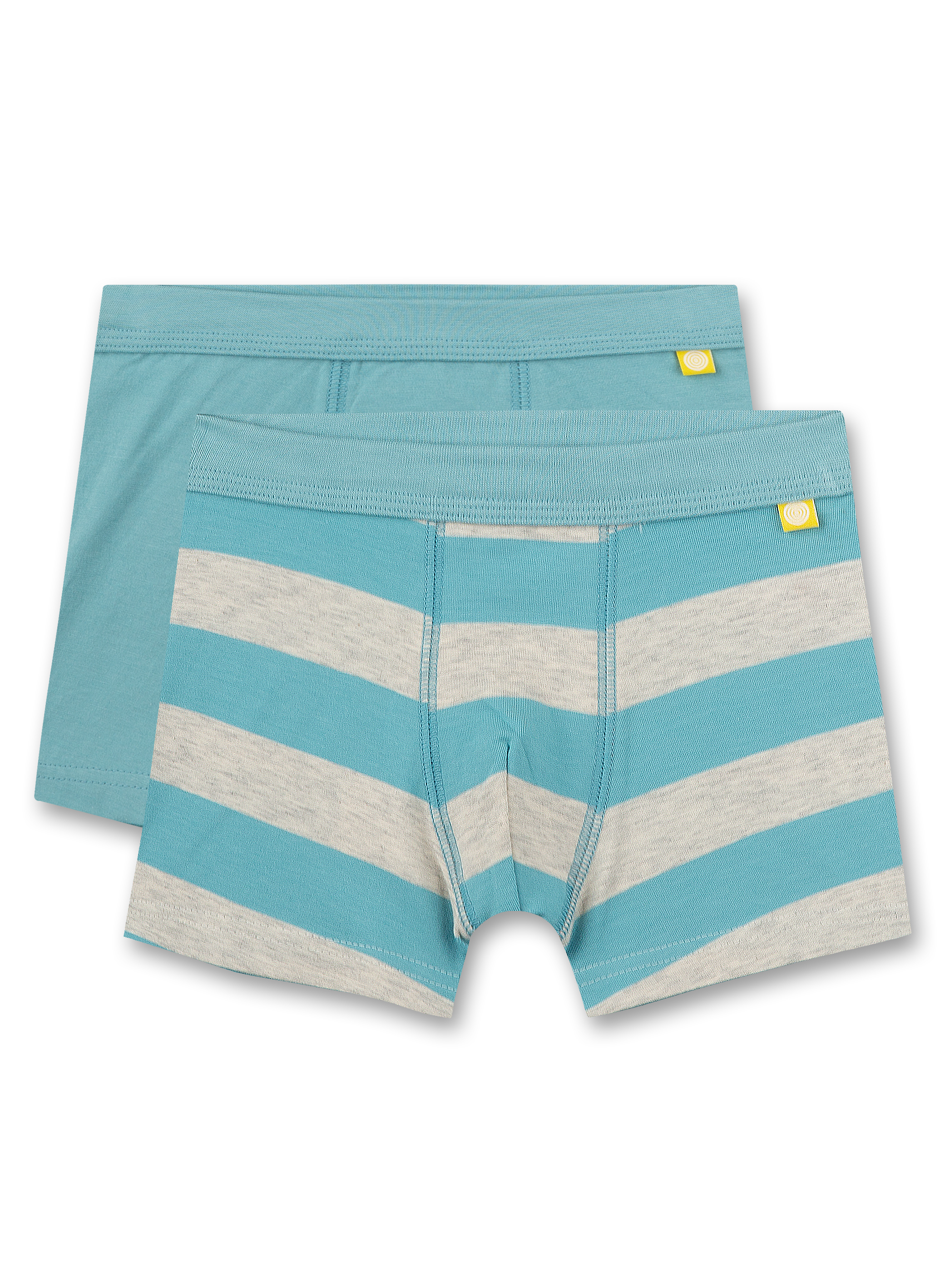 Jungen-Hipshorts (Doppelpack) Blau