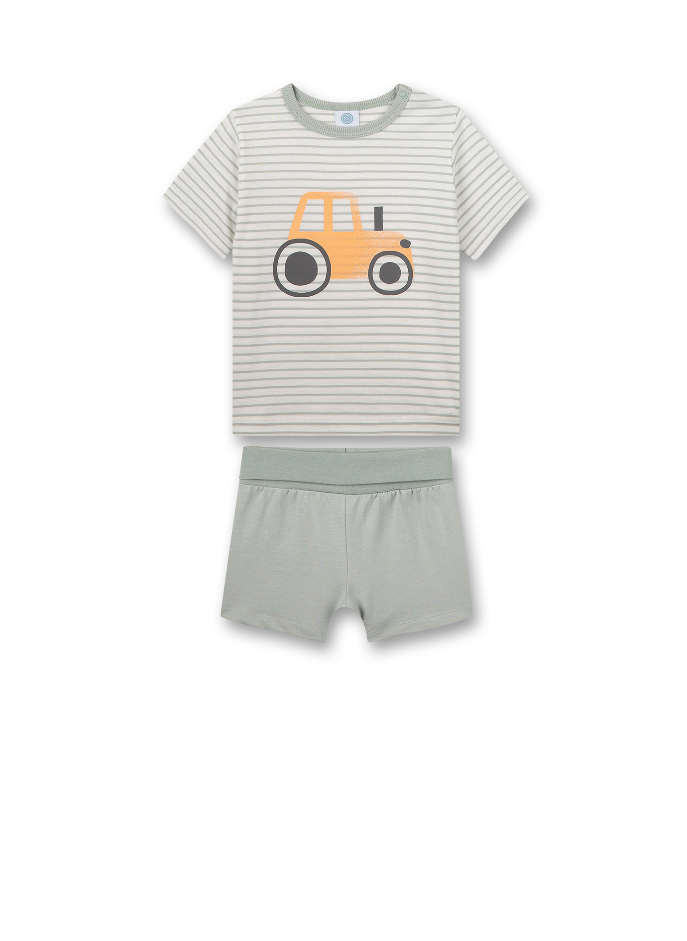 Jungen-Schlafanzug kurz Off-White