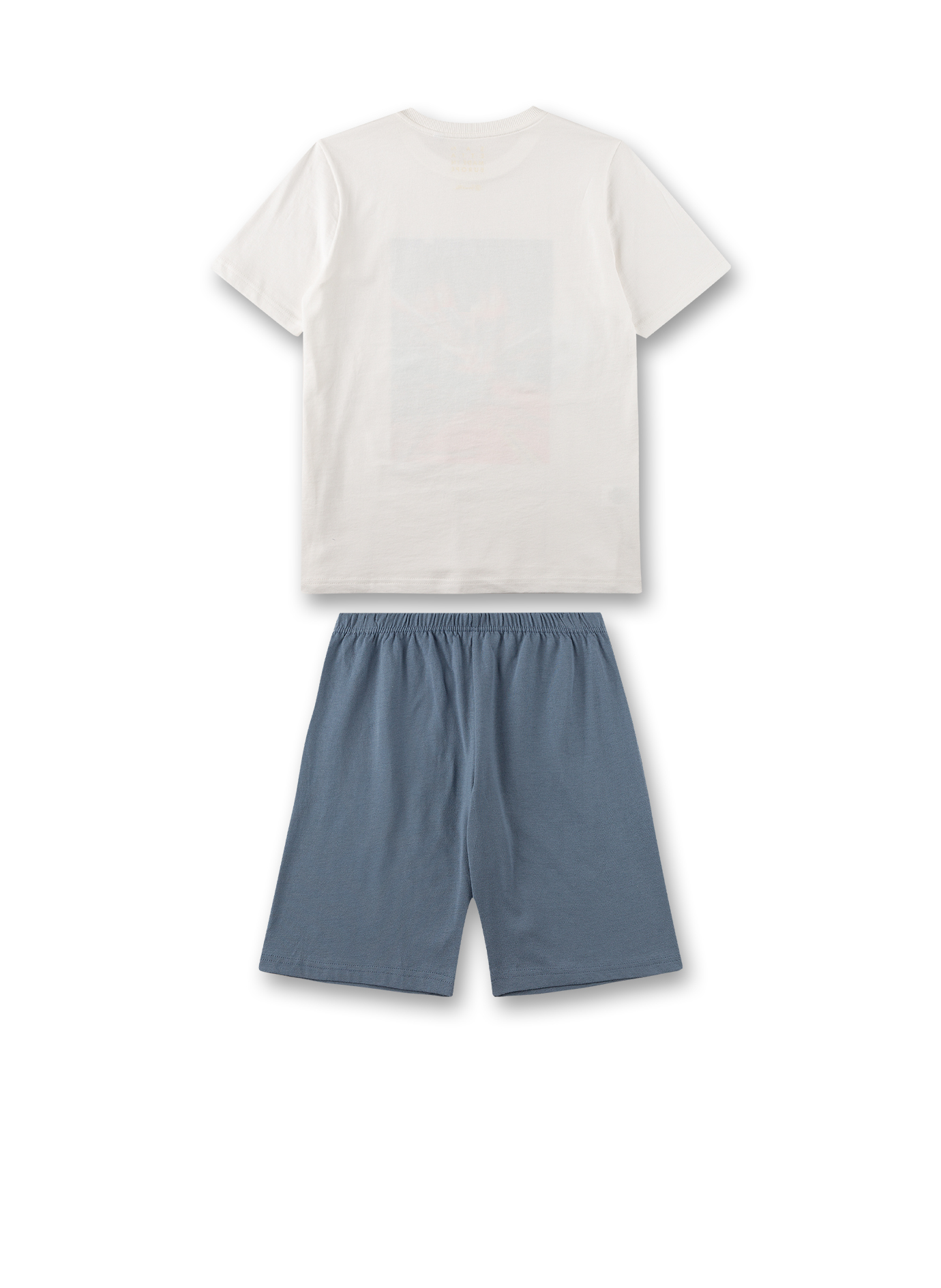 Jungen-Schlafanzug kurz Off-White