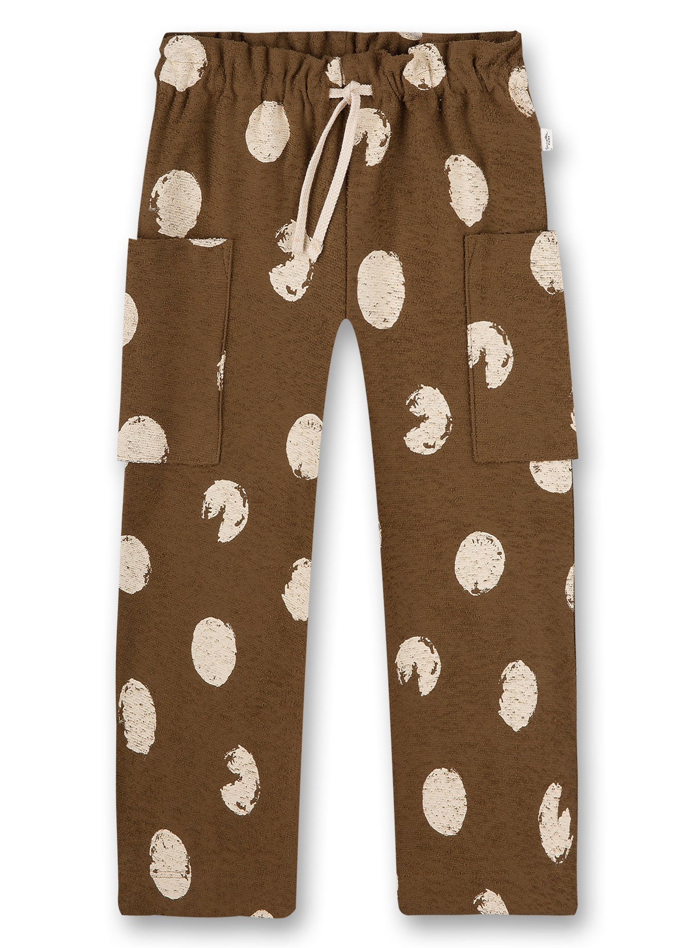 Hose, Cargo-Hose, Kurstoff, Musterpunkt, Holzbraun