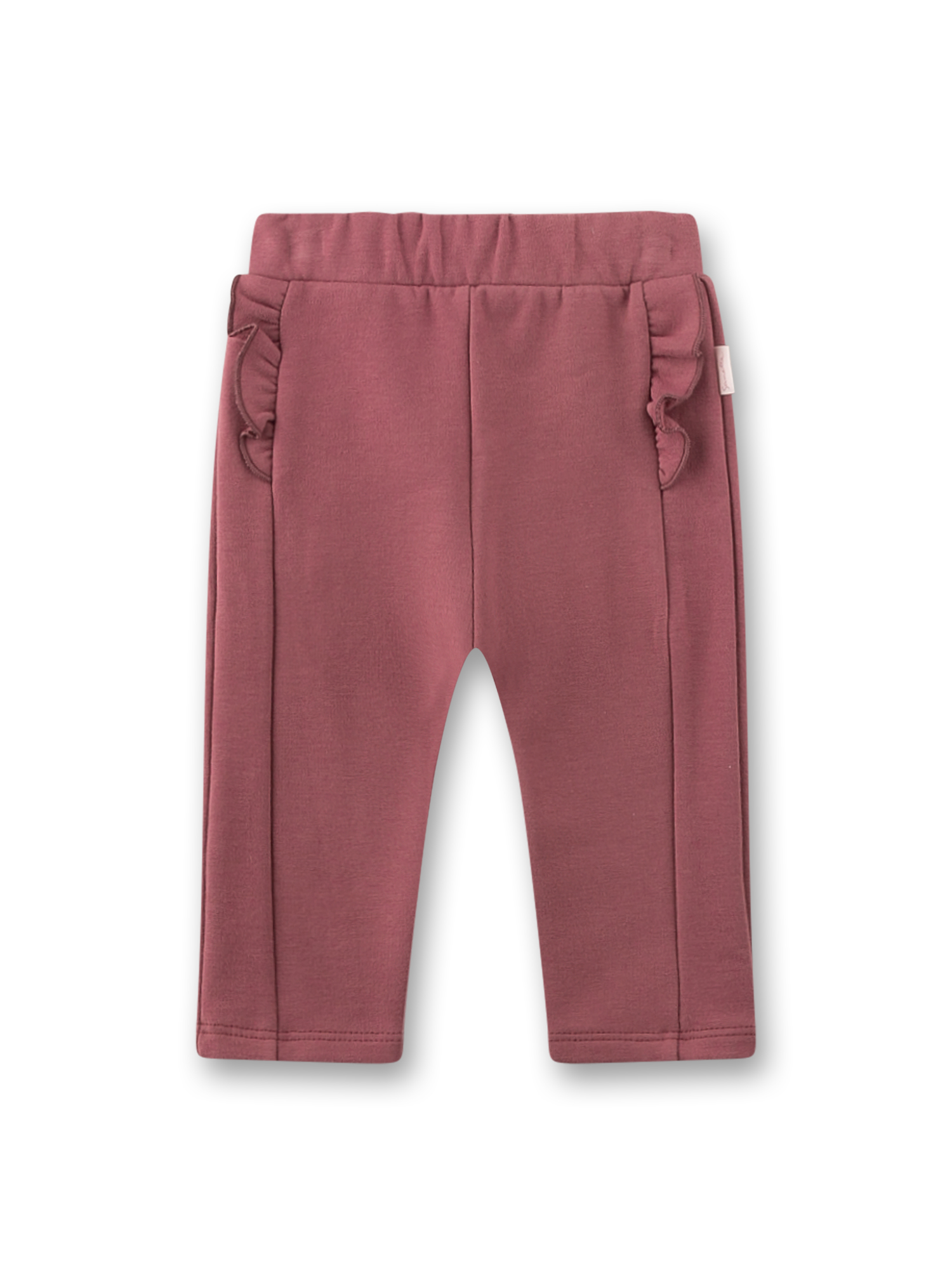 Mädchen-Leggins rot mit Rüschen