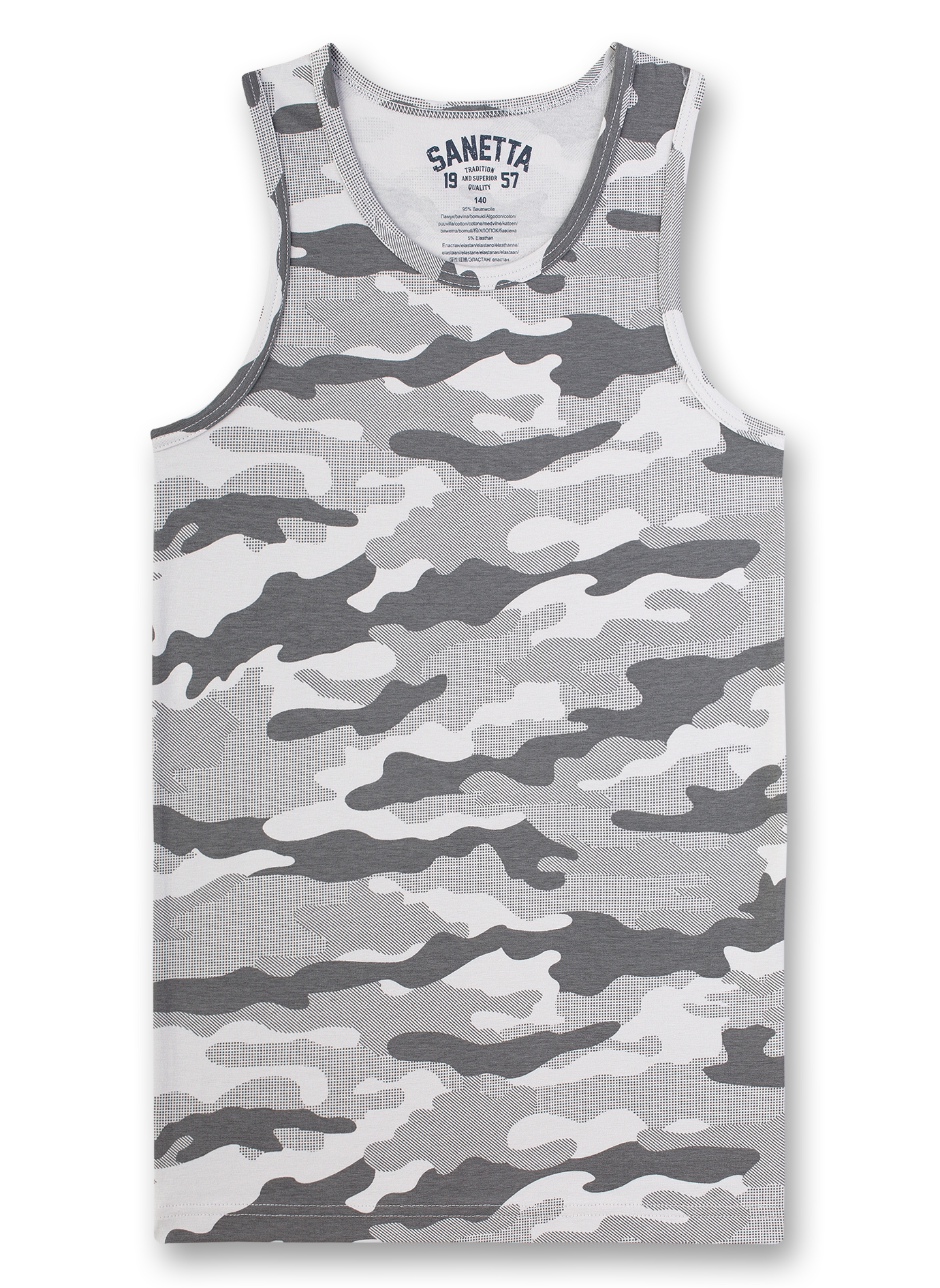 Jungen-Unterhemd Camouflage Urban Summer