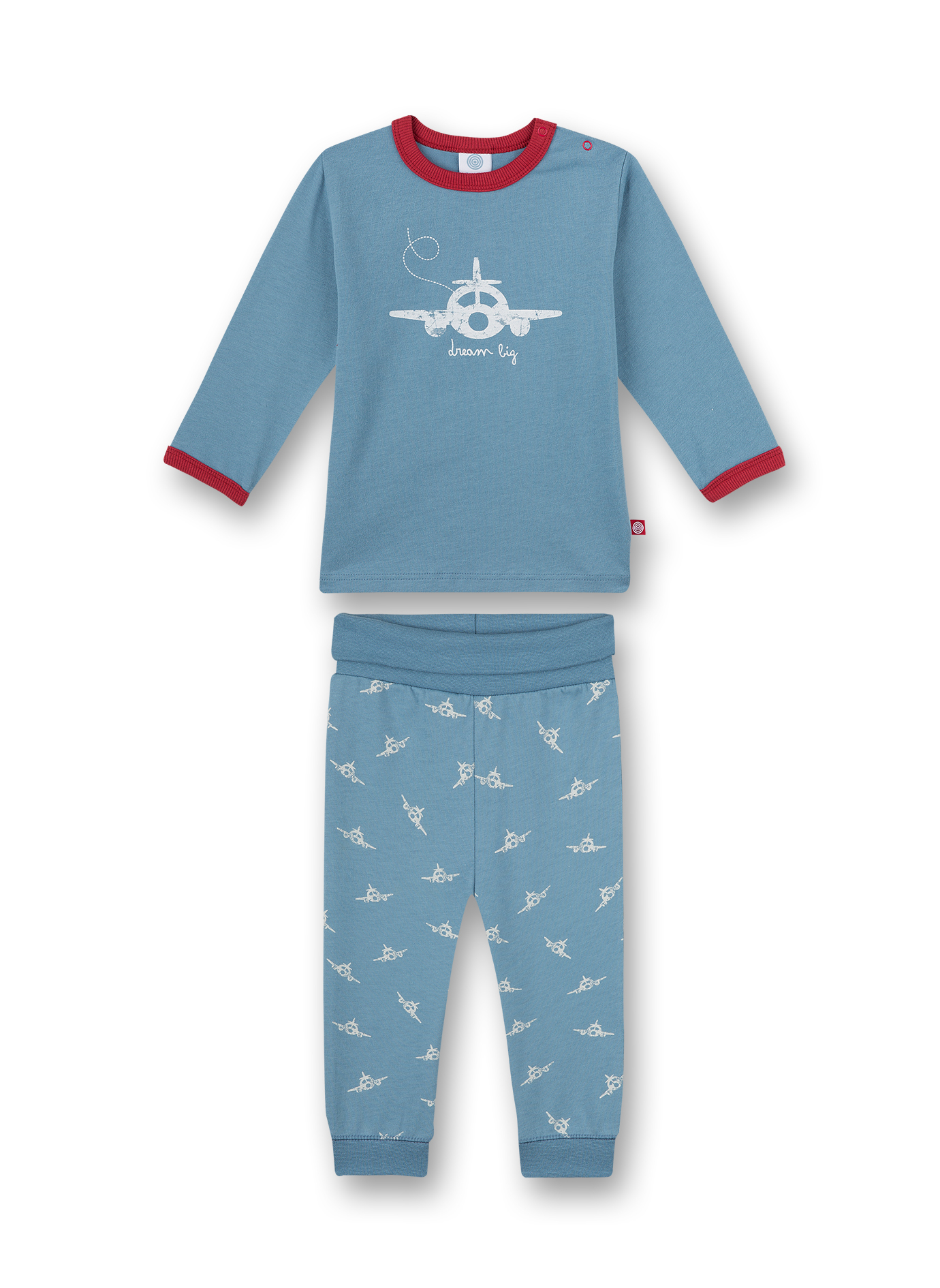 Jungen-Schlafanzug Blau Plane