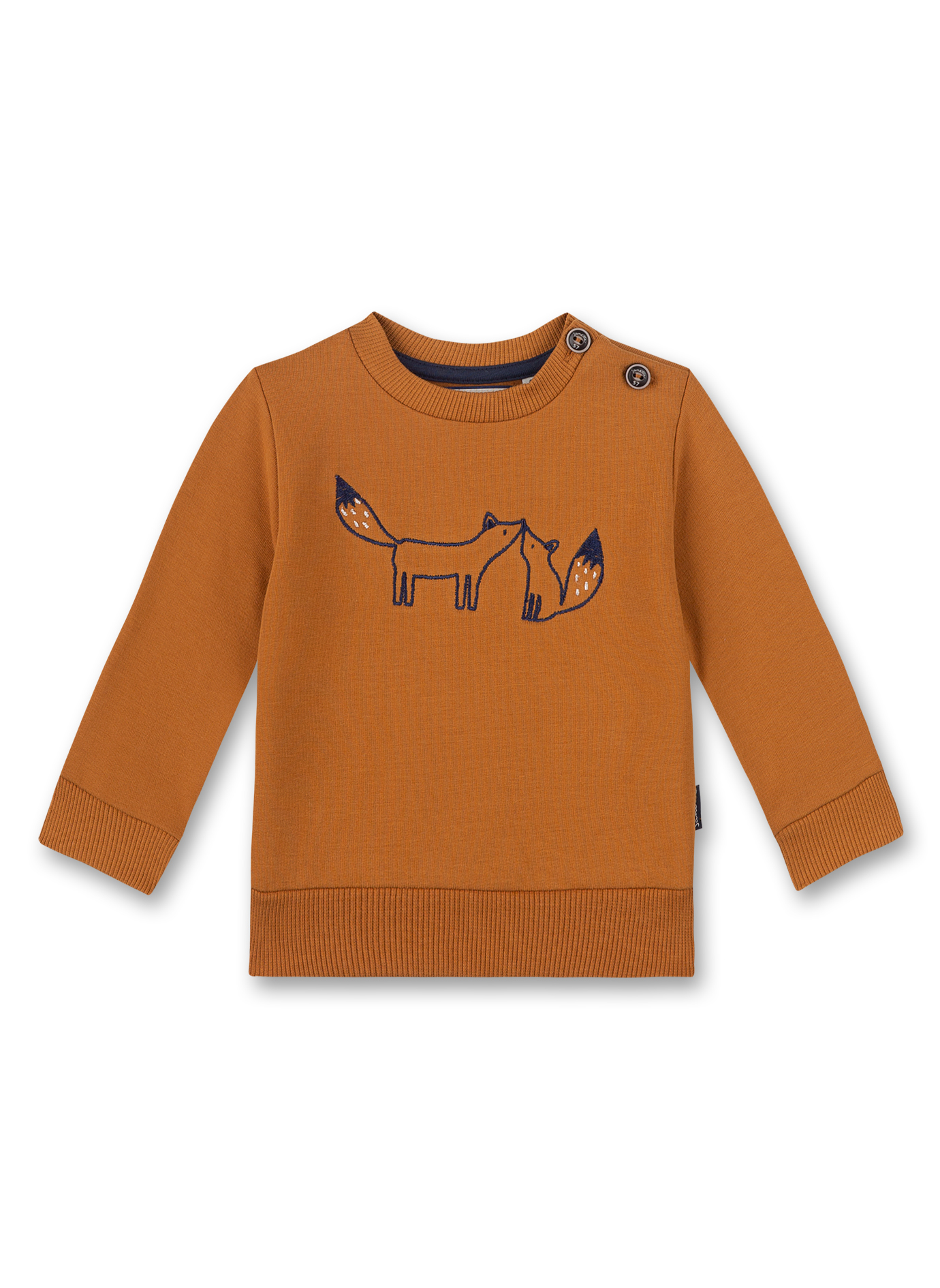 Jungen-Sweatshirt Braun Clever Fox