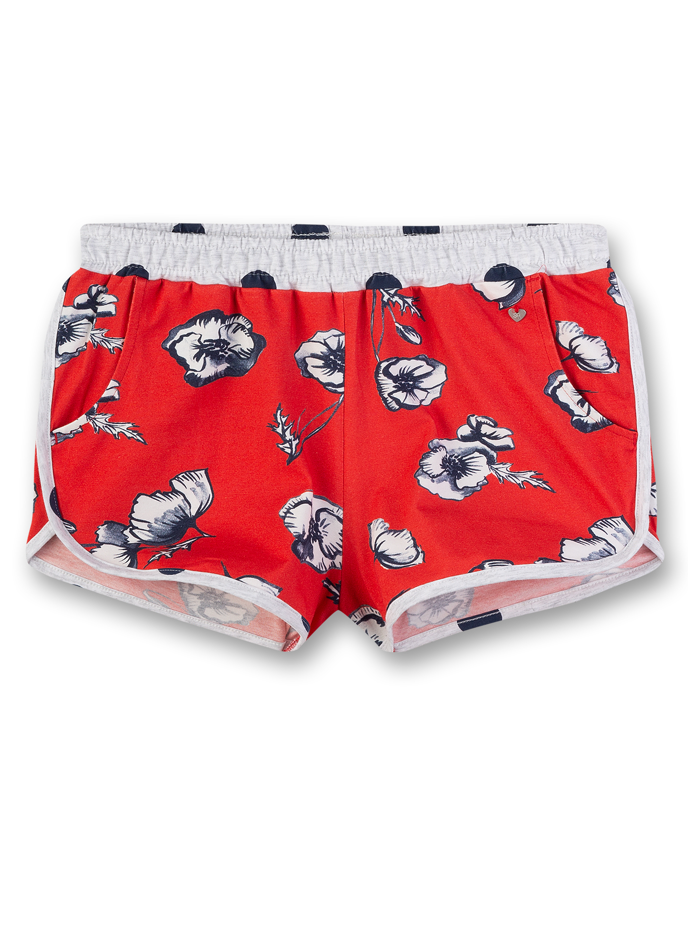 Mädchen-Schlafshorts Rot