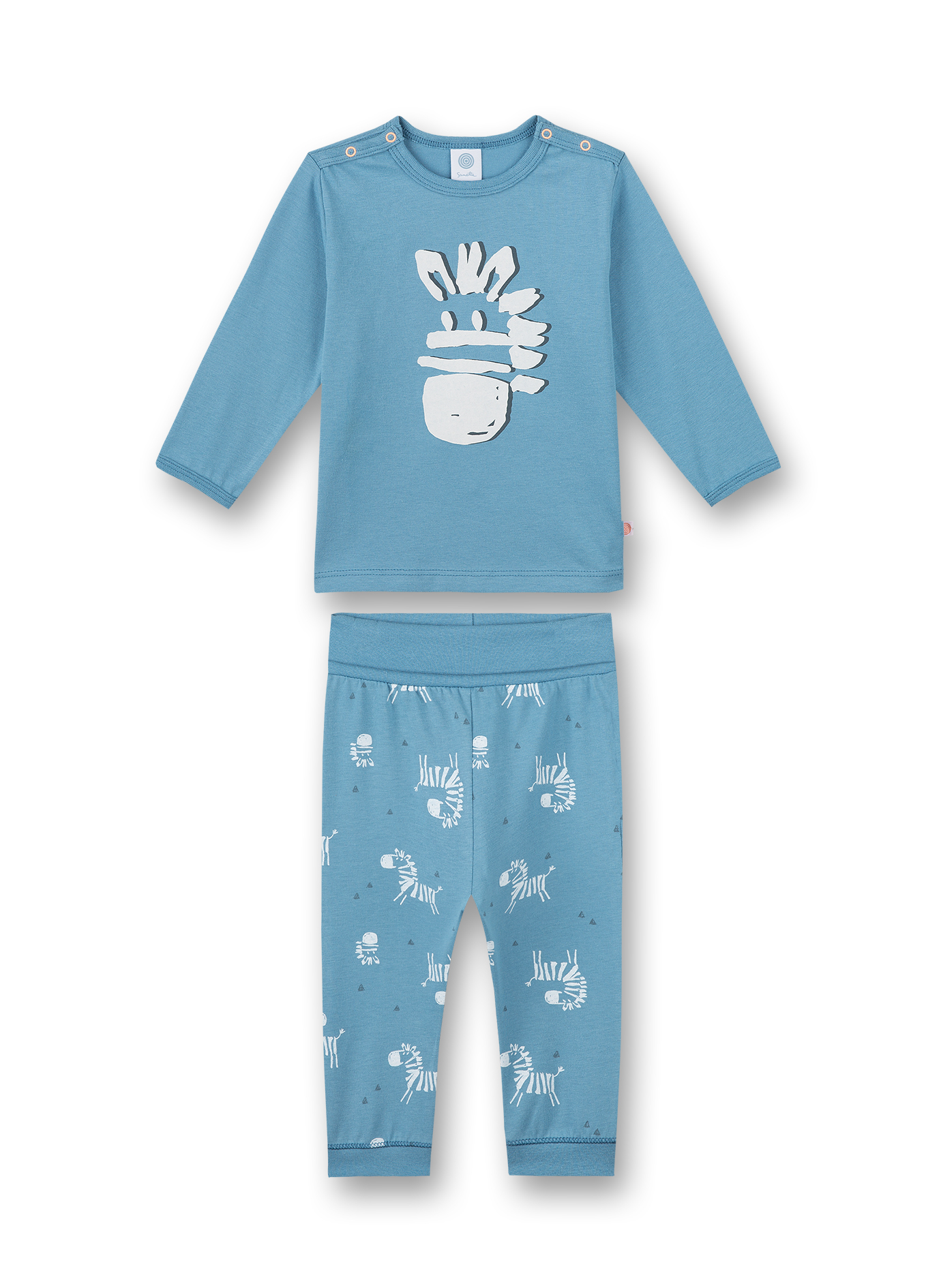 Sanetta Jungen Schlafanzug Grün | Baumwolle Pyjama Für Erholsamen Schlaf