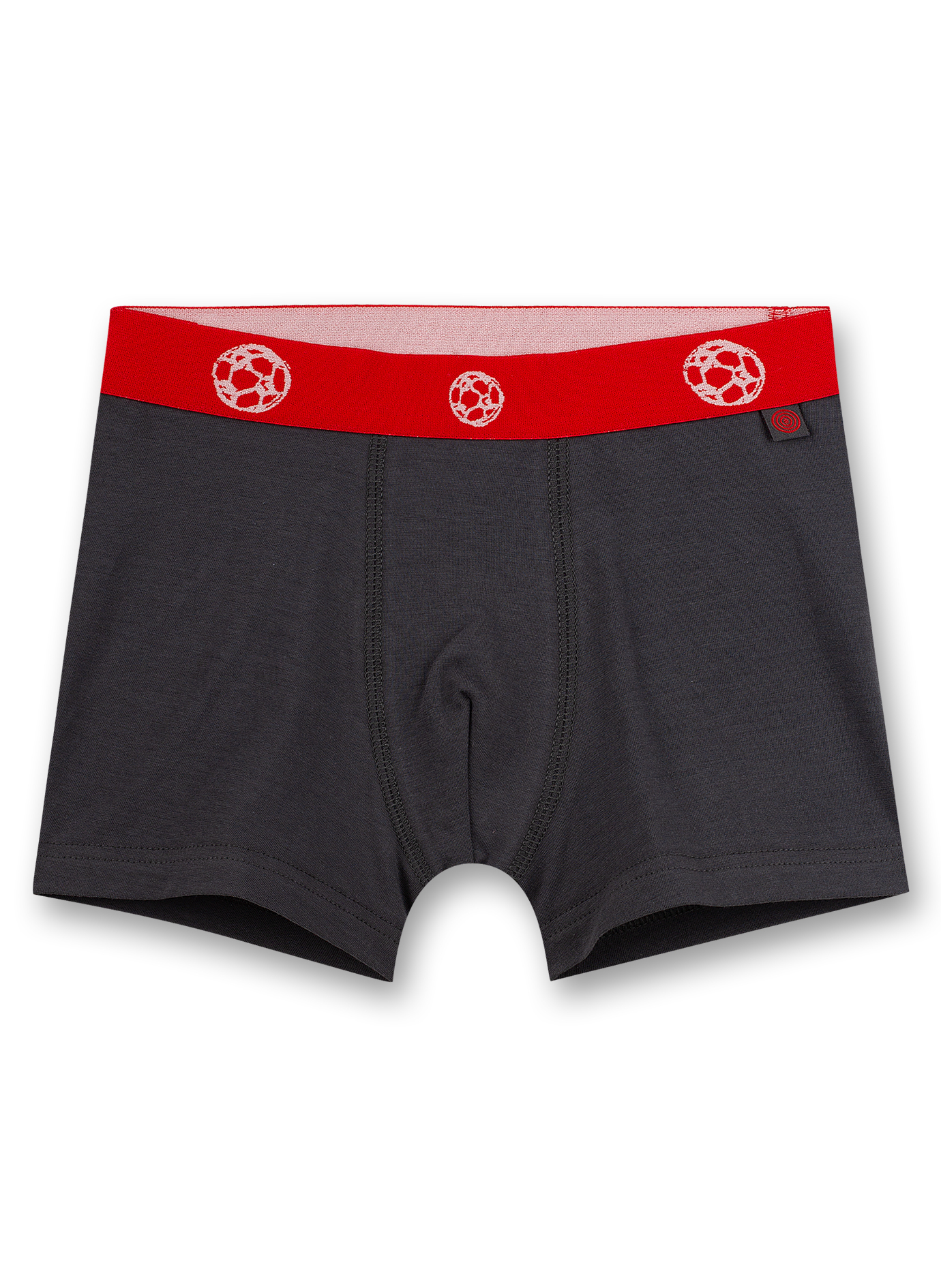 Jungen-Hipshorts Dunkelgrau Fußball