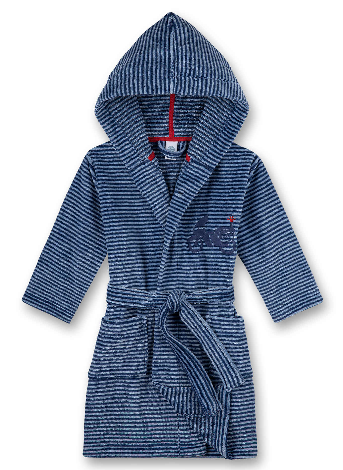 Jungen-Bademantel Blau