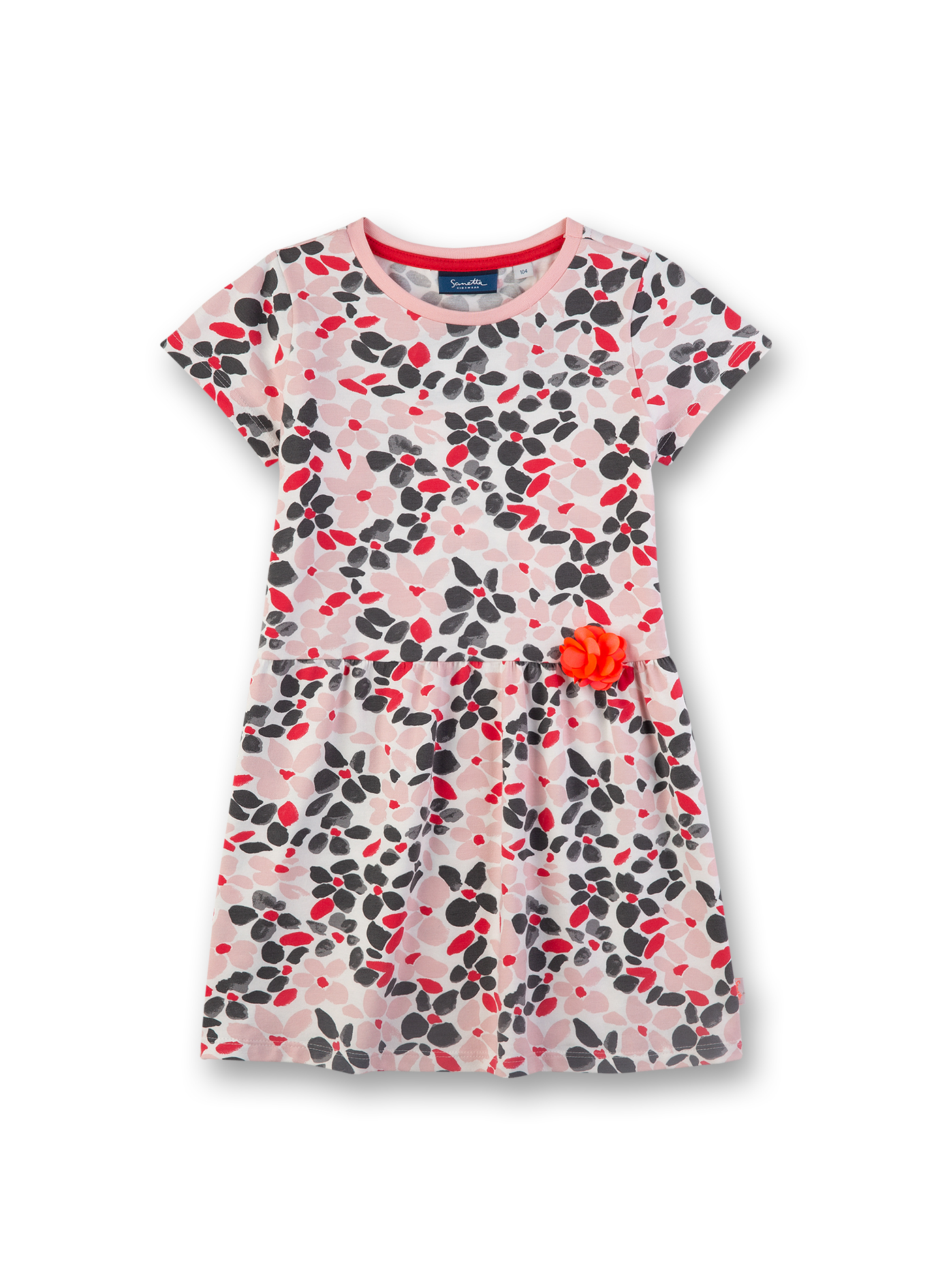 Mädchen-Kleid Blumen-Allover Ice Cream