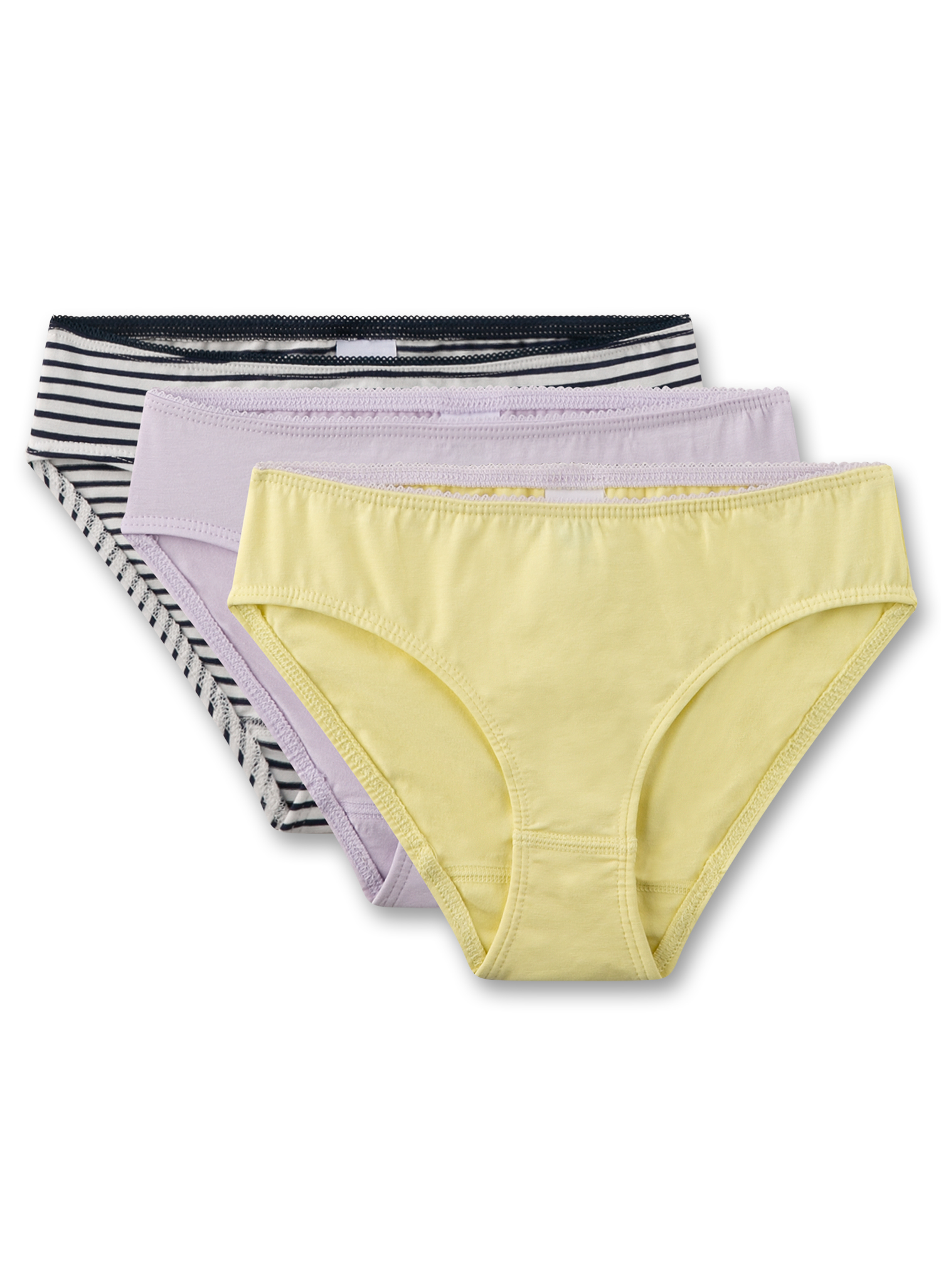 Mädchen-Rioslip (Dreierpack) gelb