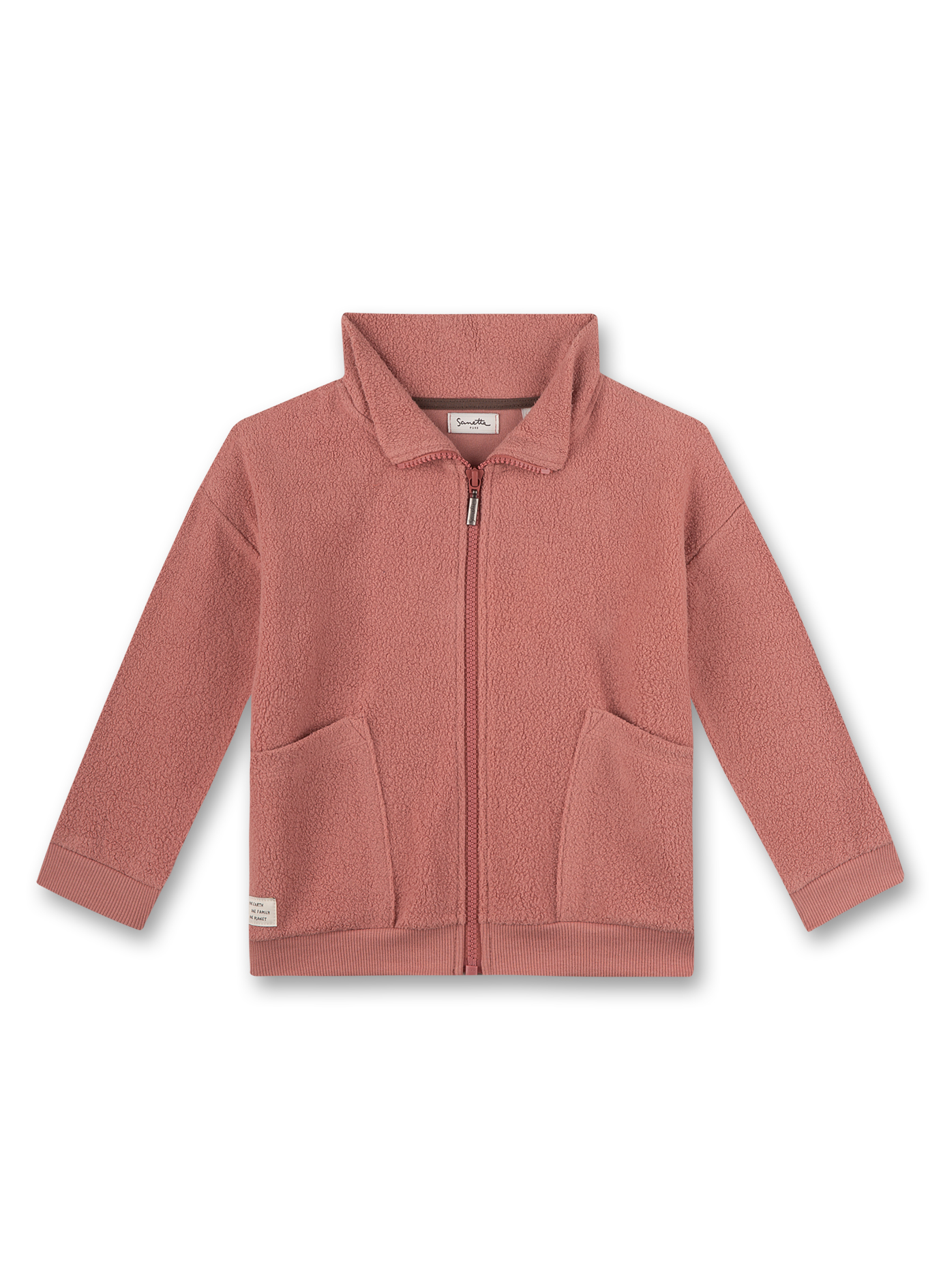 Mädchen Plüsch-Jacke Rosa