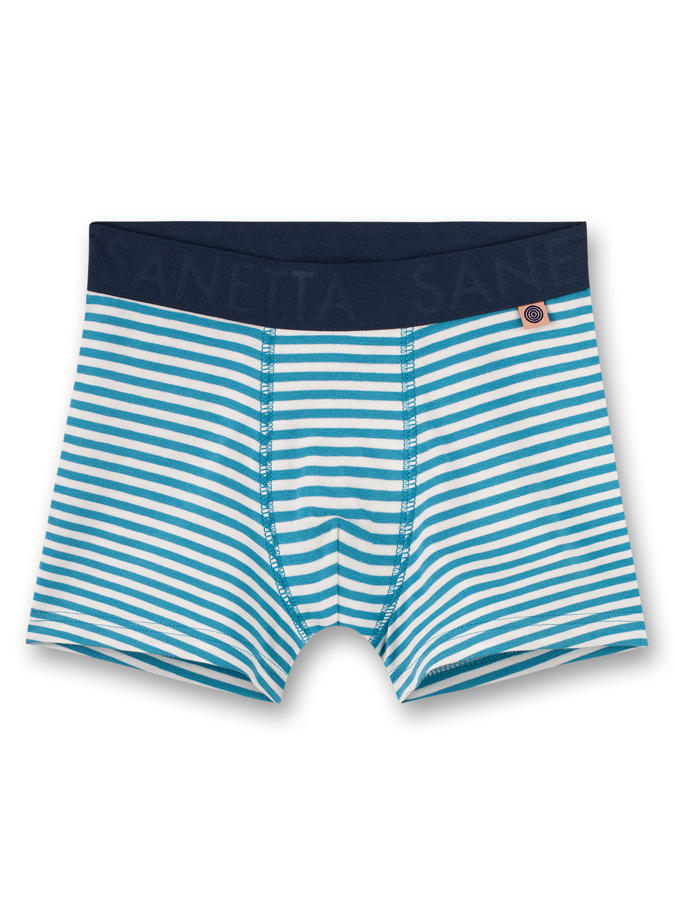 Jungen-Shorts Blau-geringelt Rocketman