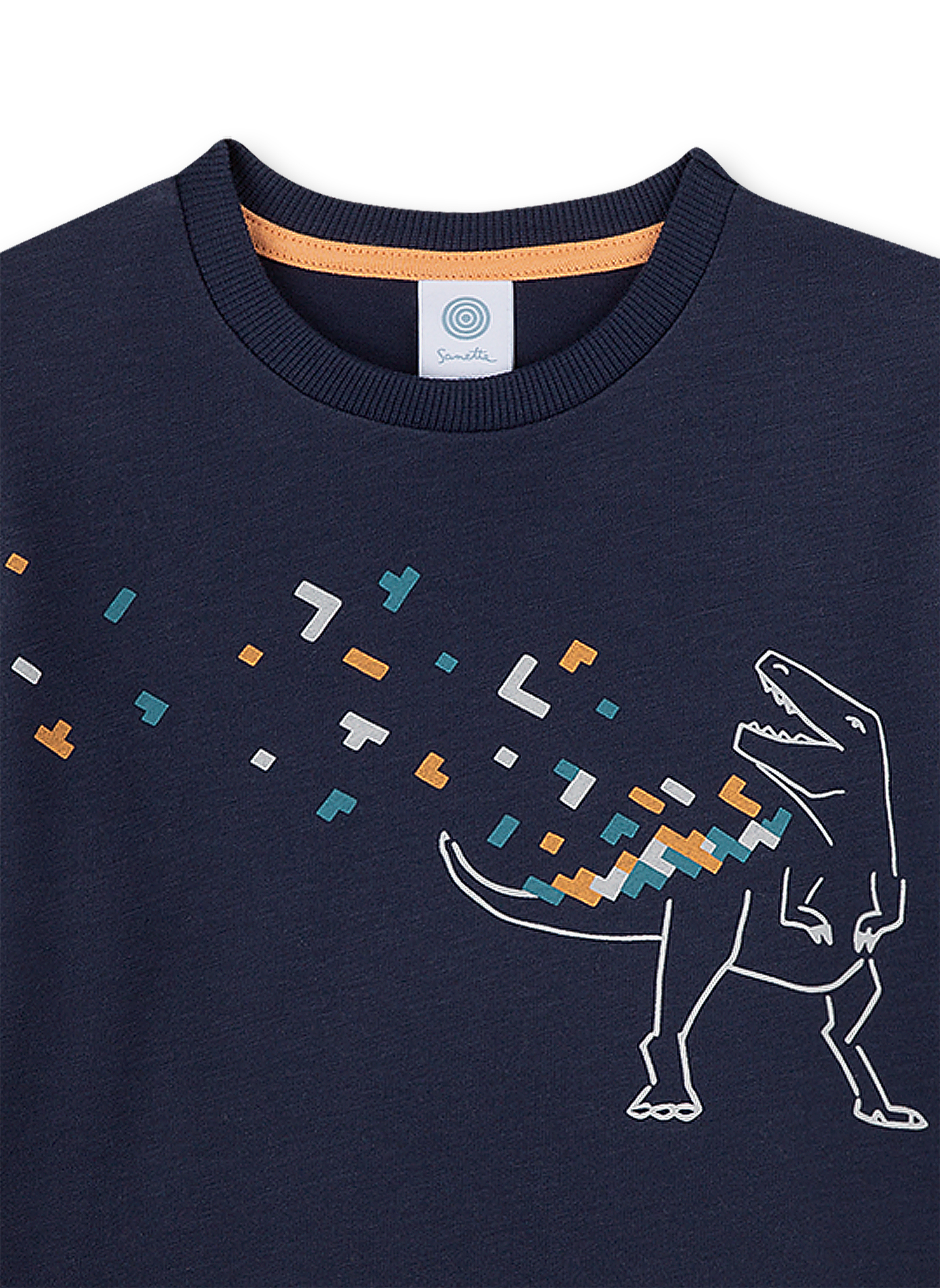 Jungen-Schlafanzug Blau Dino