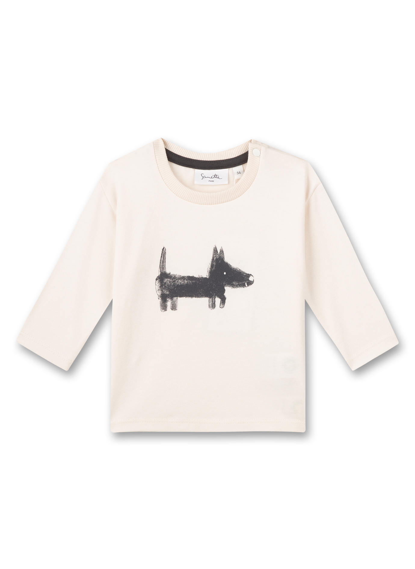 Jungen-Shirt langarm Off-White