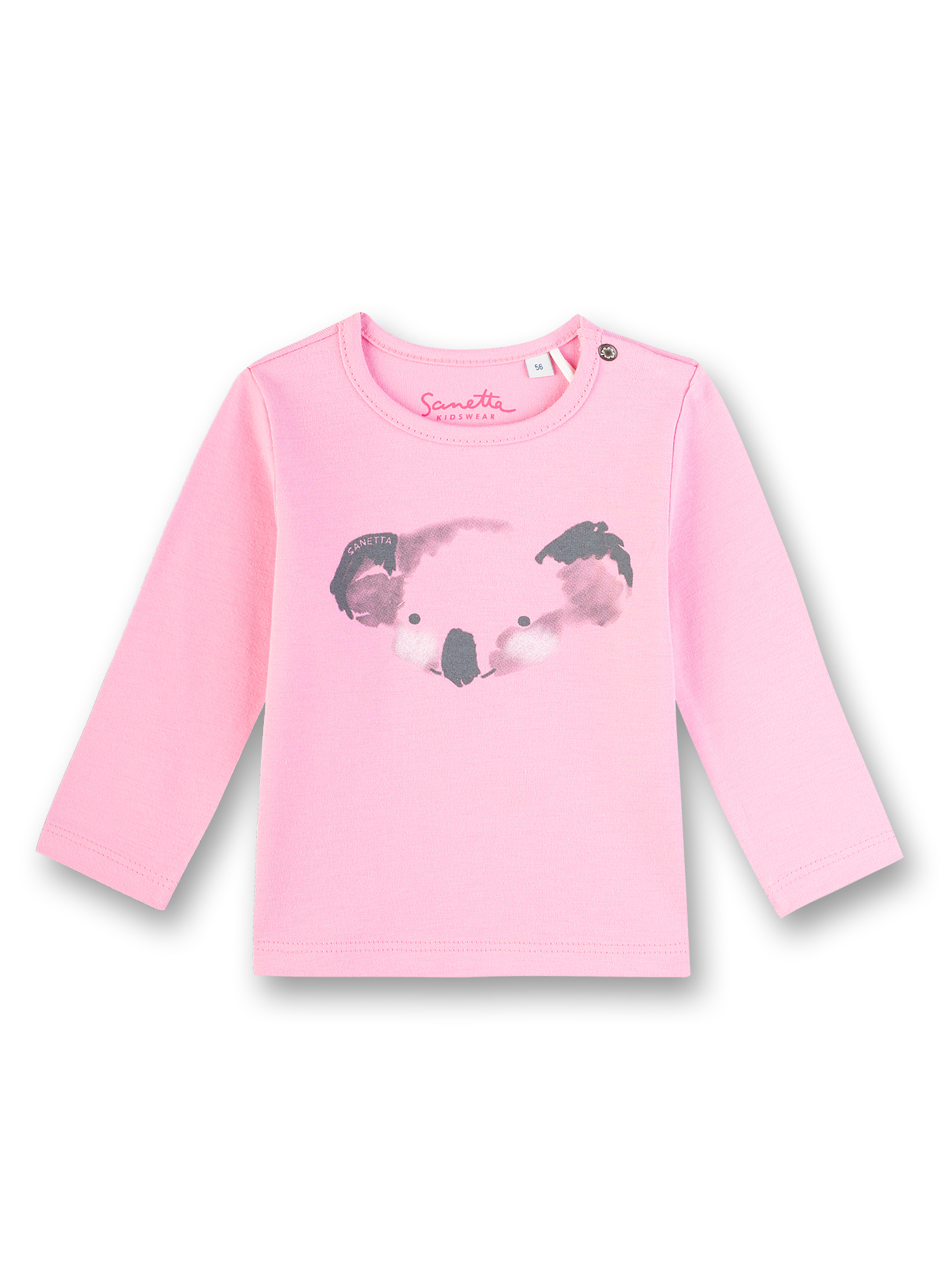 Mädchen-Shirt langarm Rosa Little Koala