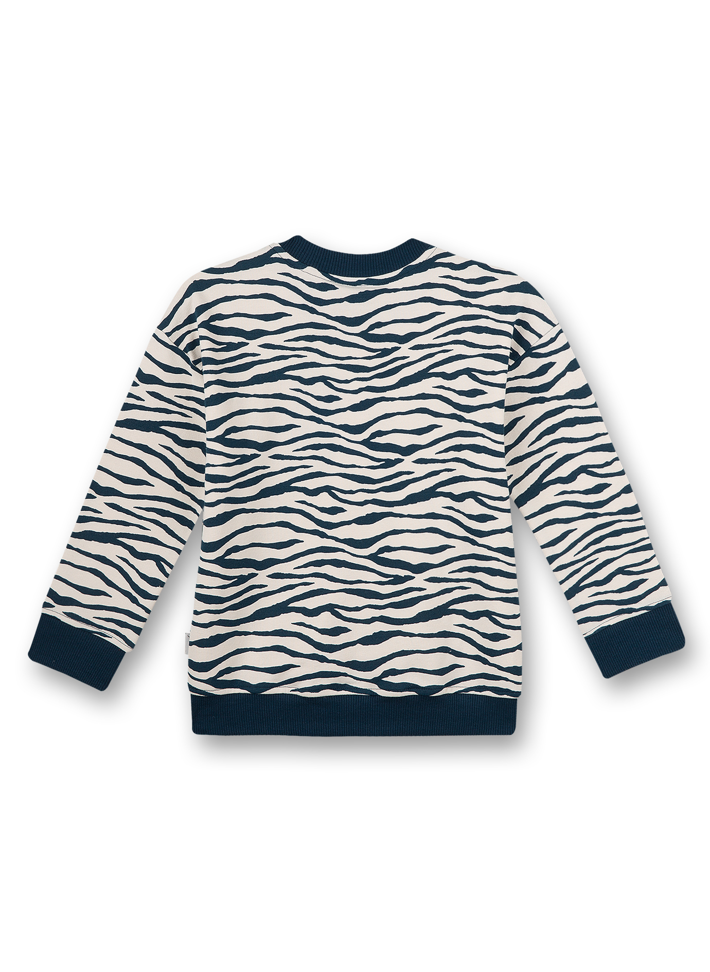 Mädchen-Sweatshirt Blau Crazy Zebra